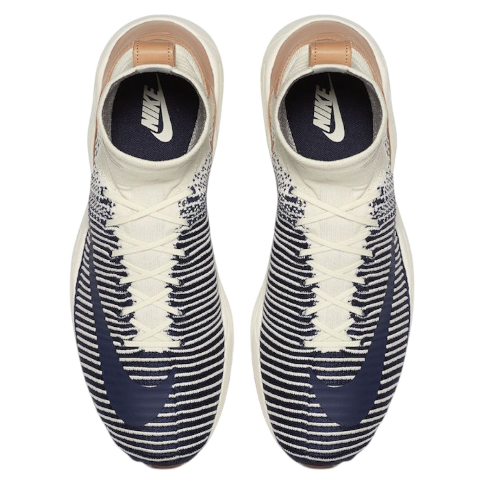 Nike Zoom Mercurial XI Flyknit Sail Boots - White Navy