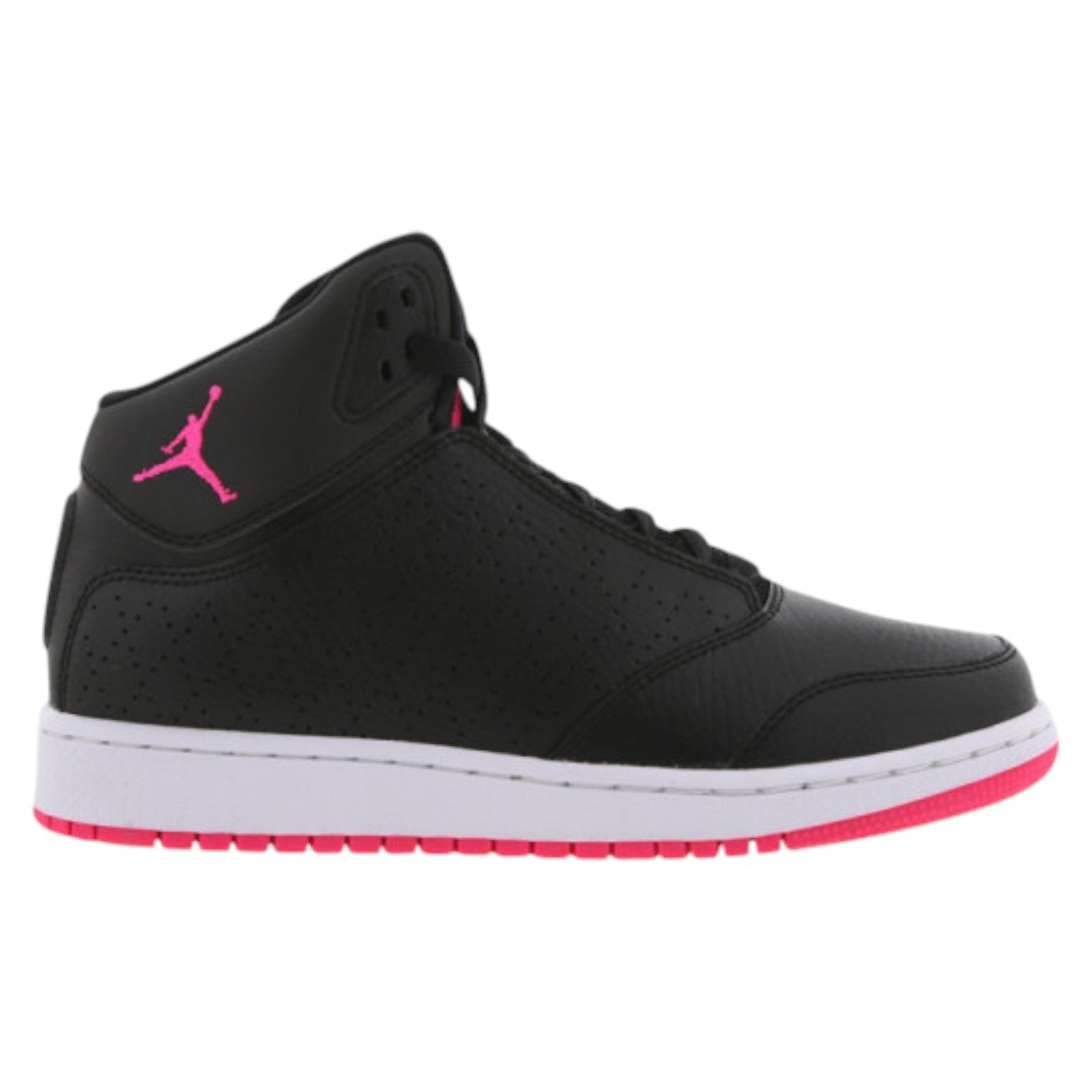 Nike Air Jordan 1 Flight 5 Premium Shoes (GS) - Black / Pink