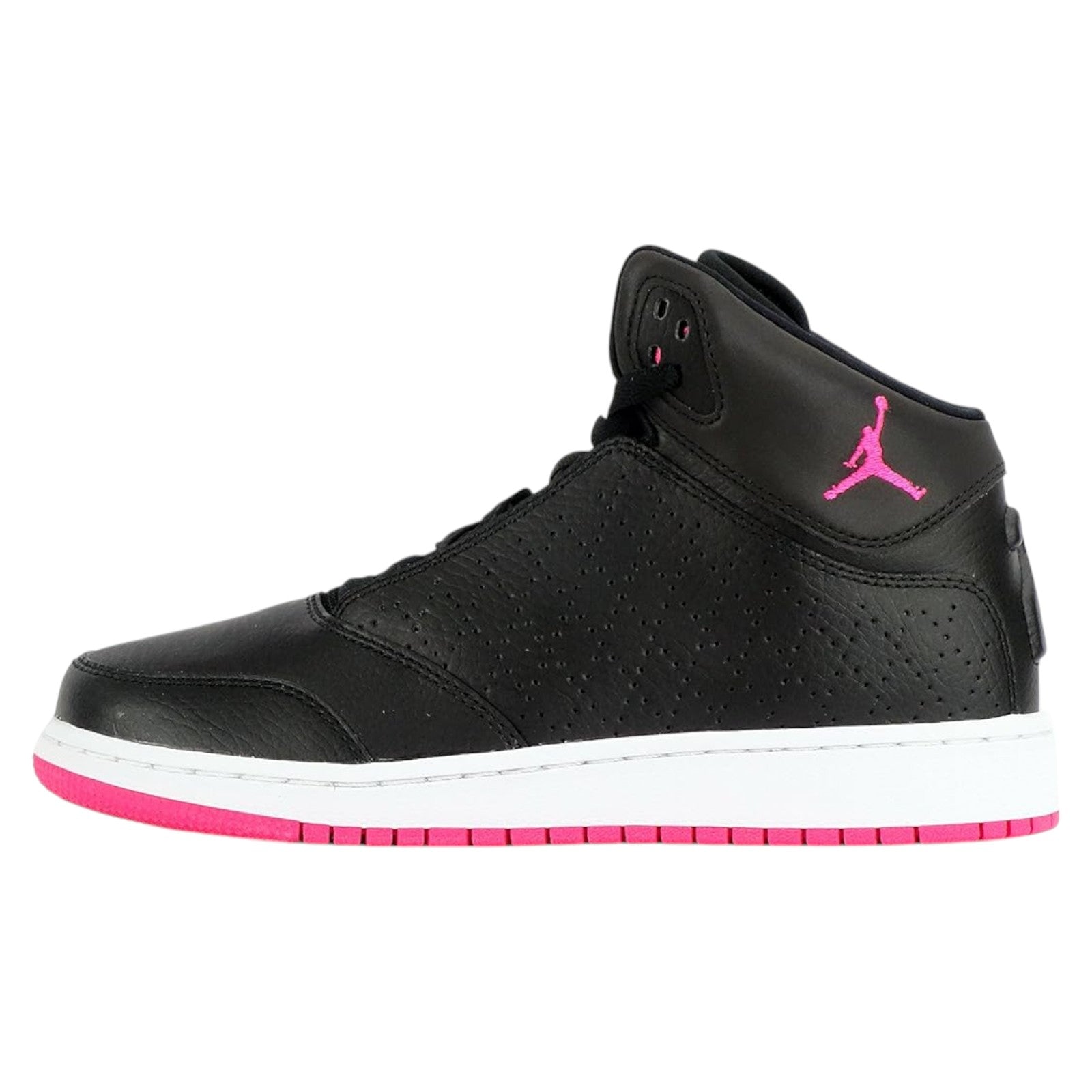 Nike Air Jordan 1 Flight 5 Premium Shoes (GS) - Black / Pink