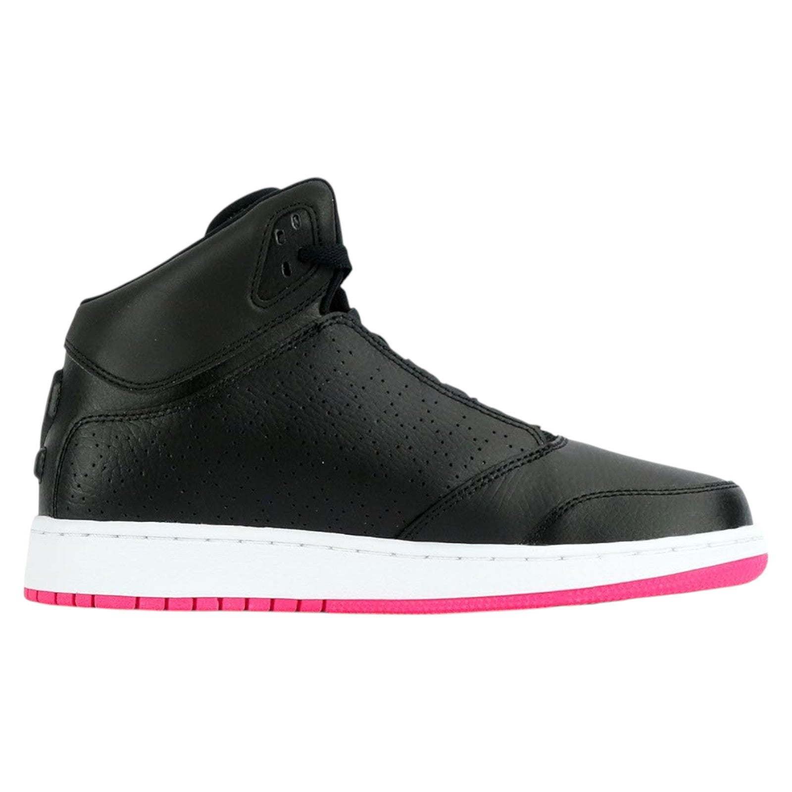 Nike Air Jordan 1 Flight 5 Premium Shoes (GS) - Black / Pink