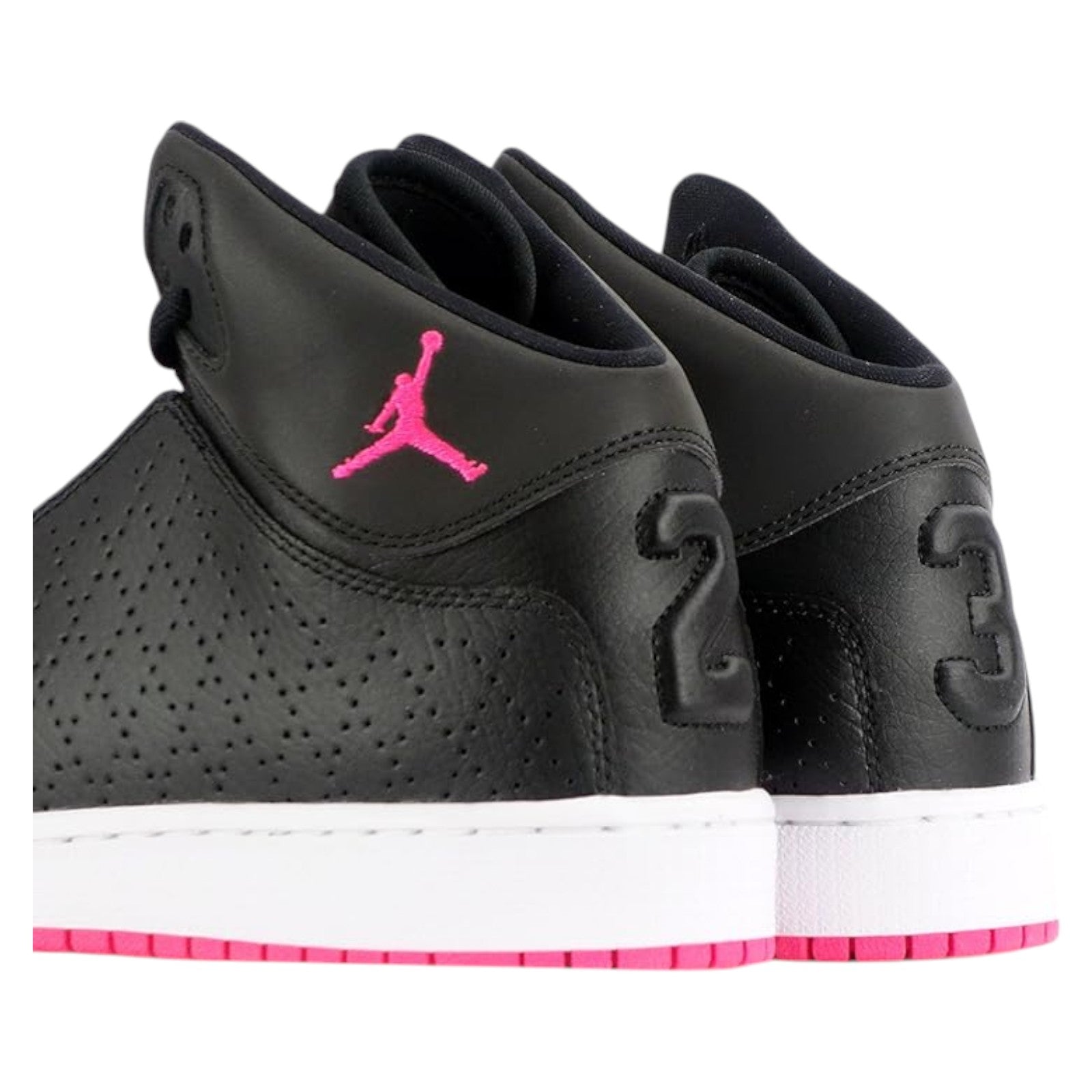 Nike Air Jordan 1 Flight 5 Premium Shoes (GS) - Black / Pink