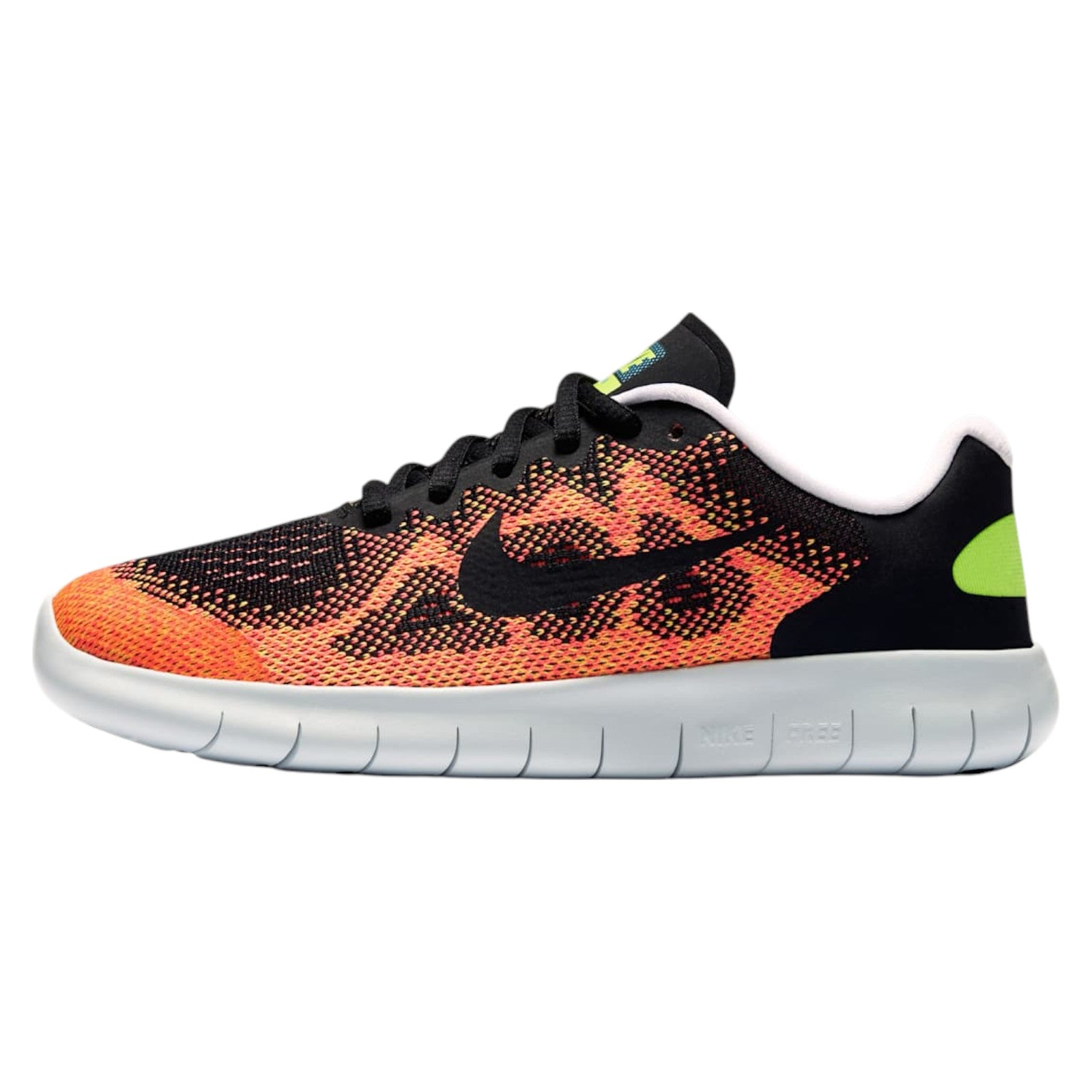 Nike Free Run 2 Running Shoes - Black / Orange