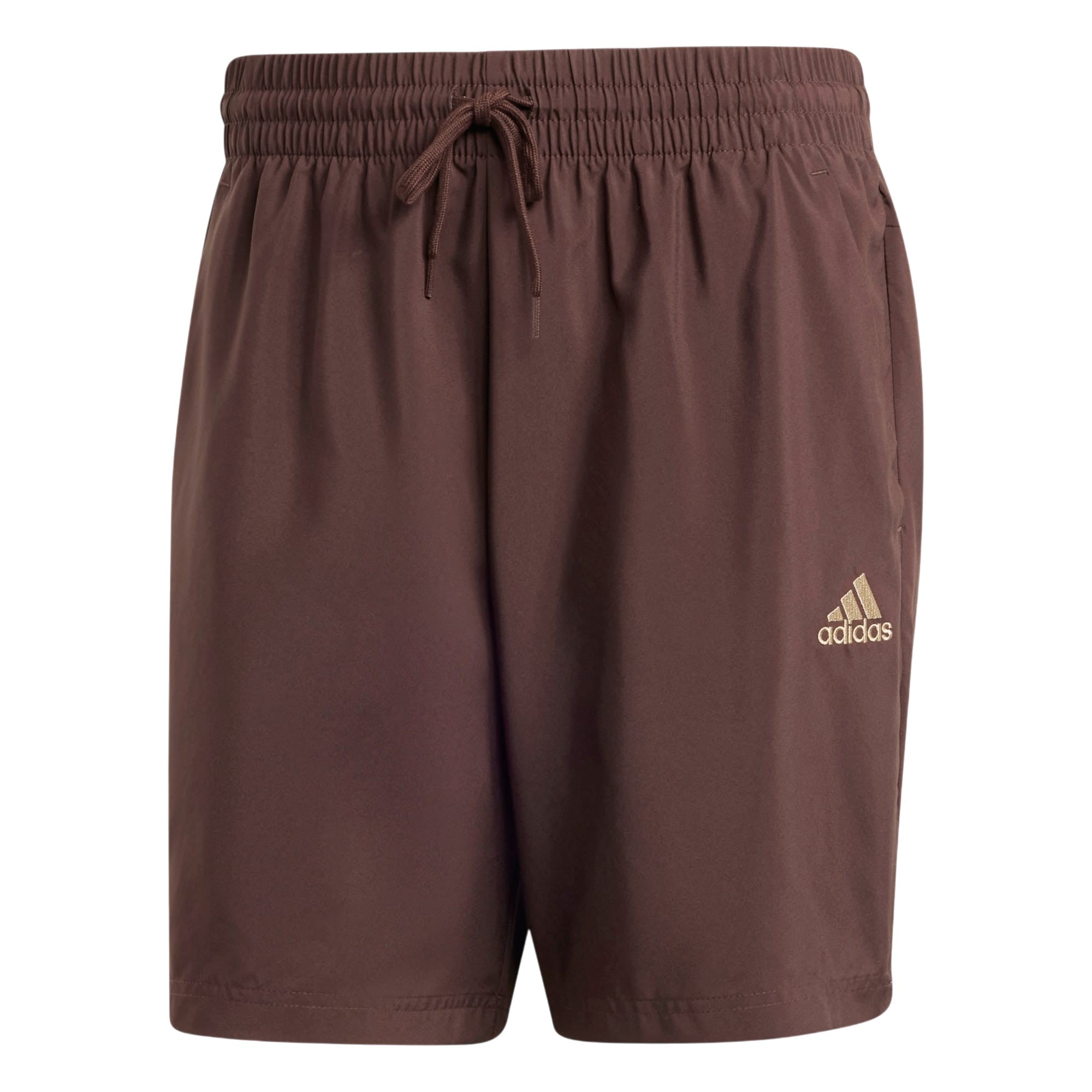 adidas Originals Men's AEROREADY Essentials Chelsea Small Logo Shorts - Shadow Brown
