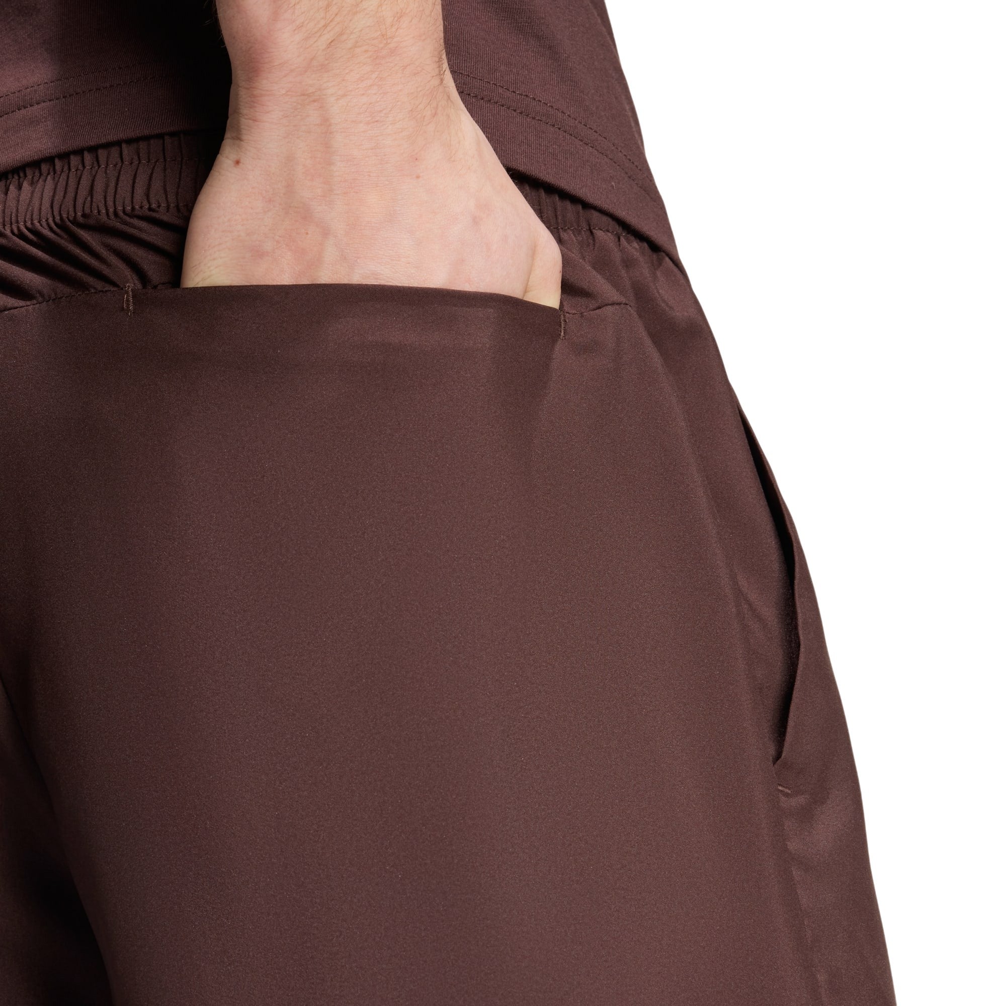 adidas Originals Men's AEROREADY Essentials Chelsea Small Logo Shorts - Shadow Brown
