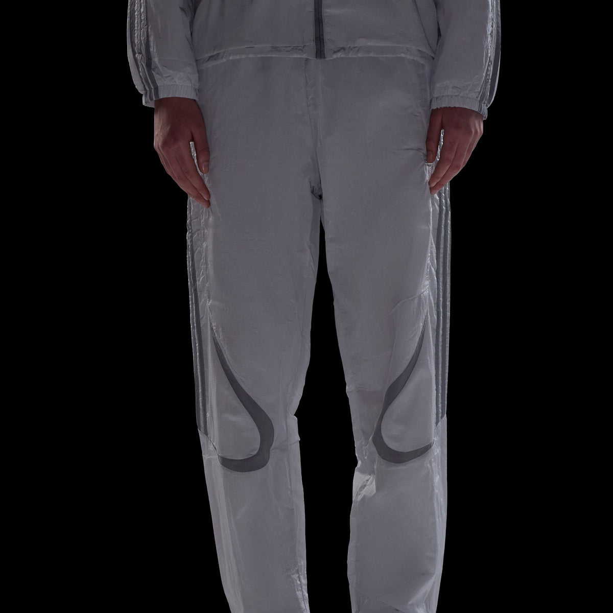 adidas Originals Men's Adicolor 2000s Woven Track Tracksuit Bottoms - Grey