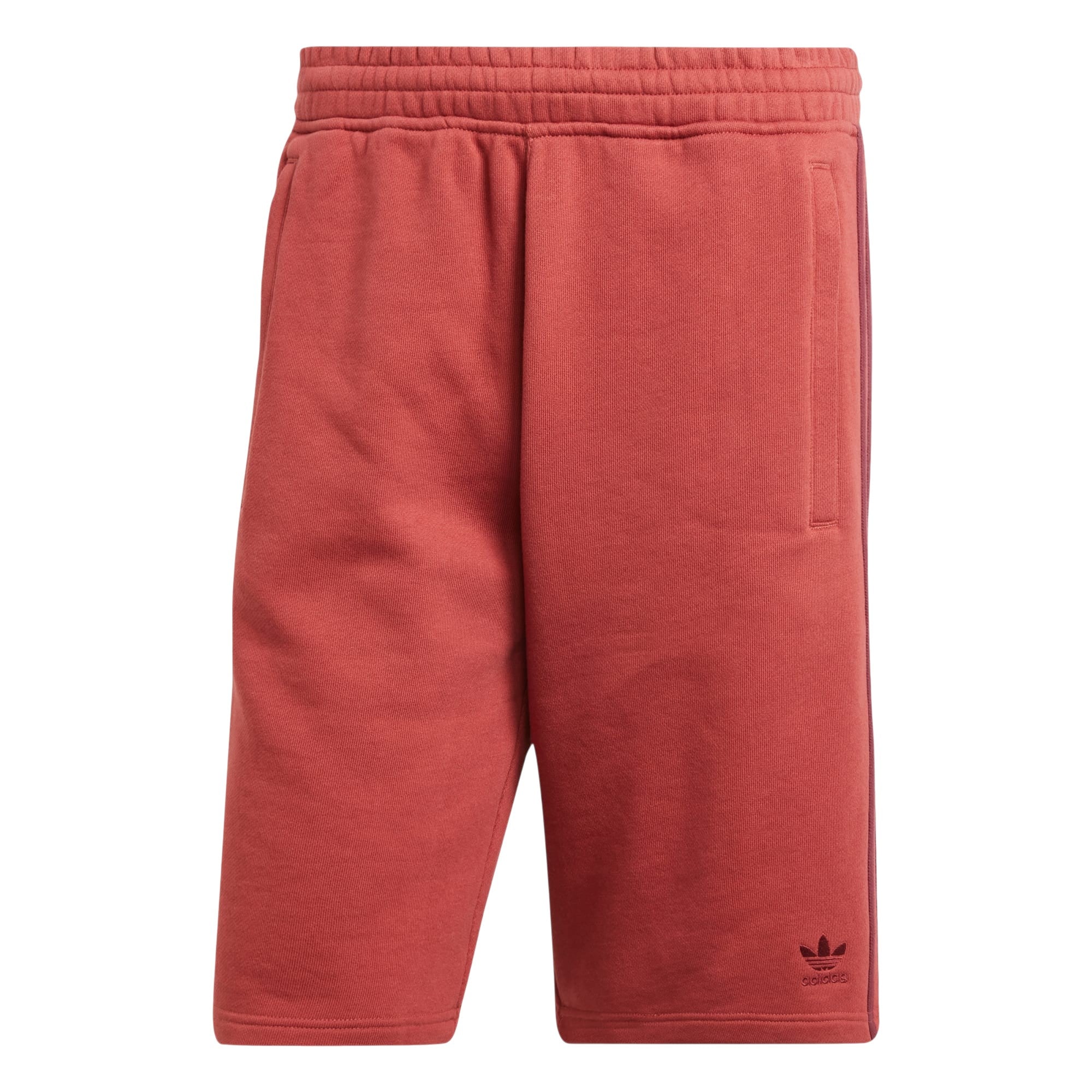 adidas Originals 3 Stripes Sweat Shorts - Preloved Ruby