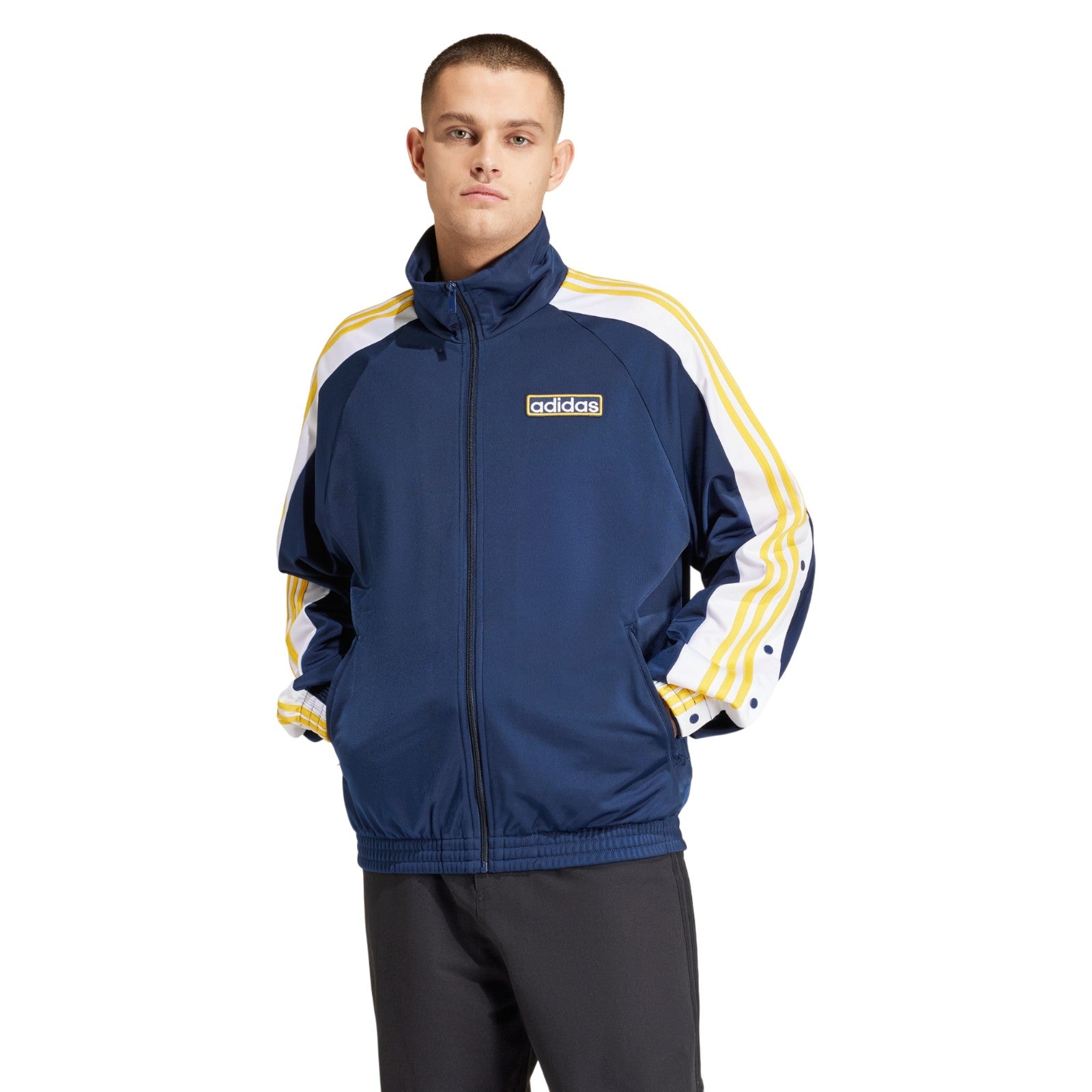 adidas Originals Adibreak Track Top Jacket - Night Indigo / White / Bold Gold