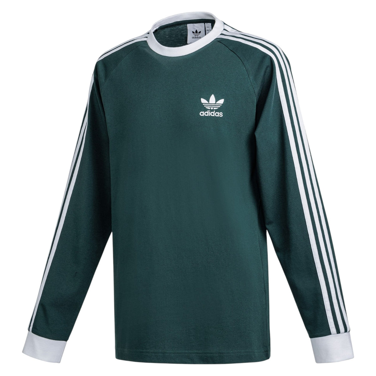 adidas Originals Adicolor Classics 3-Stripes Long Sleeve Tee - Green