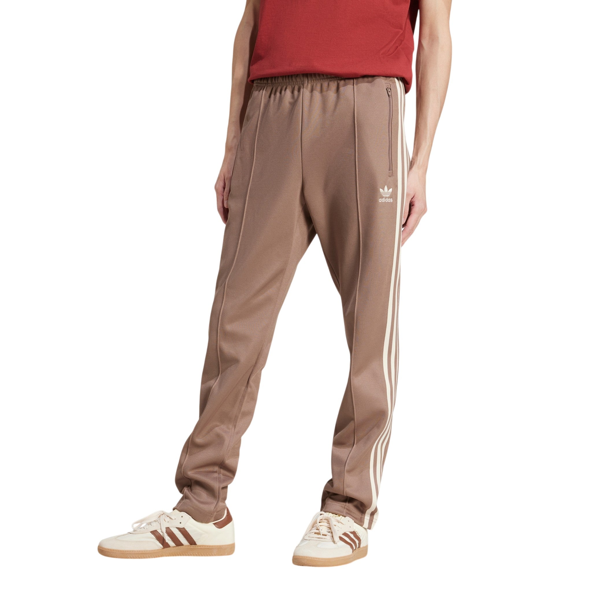 adidas Originals Men's Adicolor Beckenbauer Track Pants - Trace Brown
