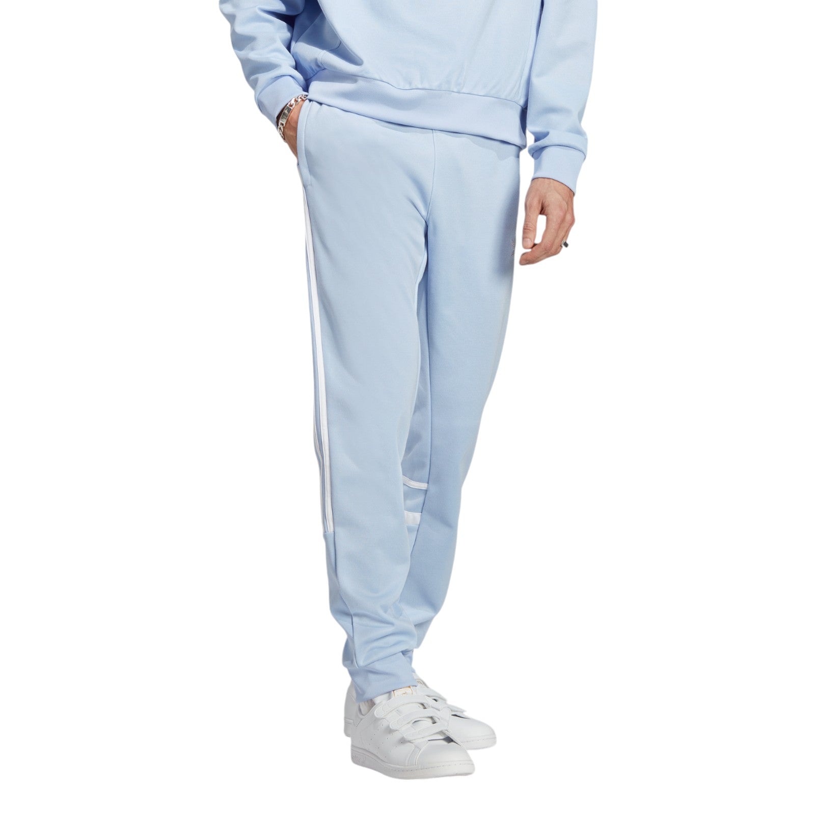 adidas Originals Adicolor Classics Cutline Joggers Blue Dawn IC9262 ViaductClothing