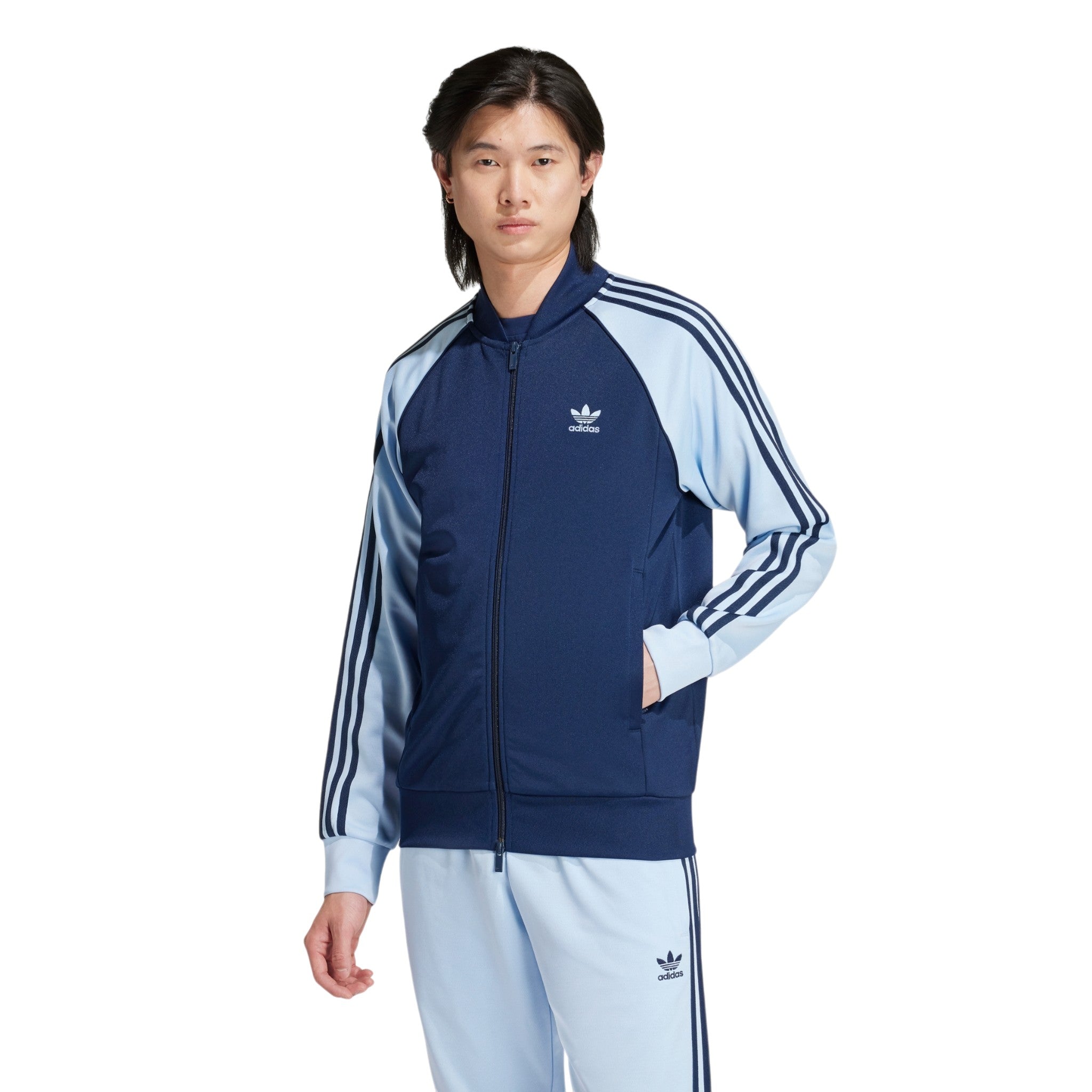 adidas Originals Adicolor Classics SST Superstar Track Jacket - Clear Sky / Night Indigo