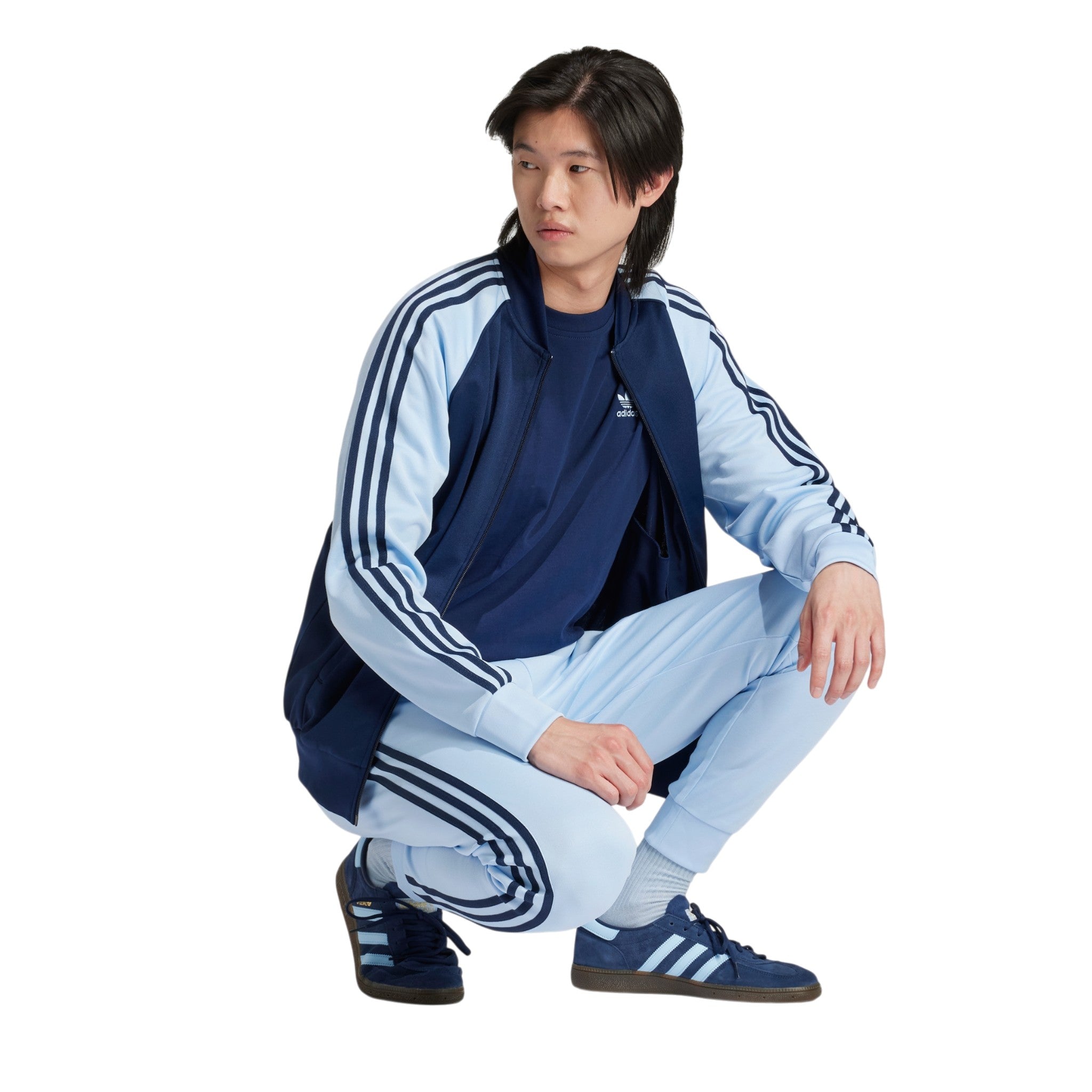 adidas Originals Adicolor Classics SST Superstar Track Jacket - Clear Sky / Night Indigo