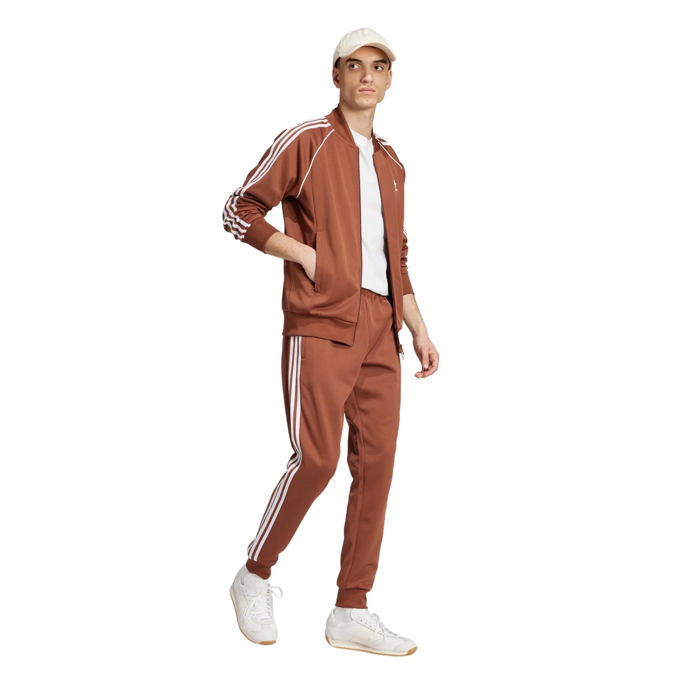adidas Originals Adicolor Classics SST Superstar Track Jacket - Preloved Brown - ViaductClothing