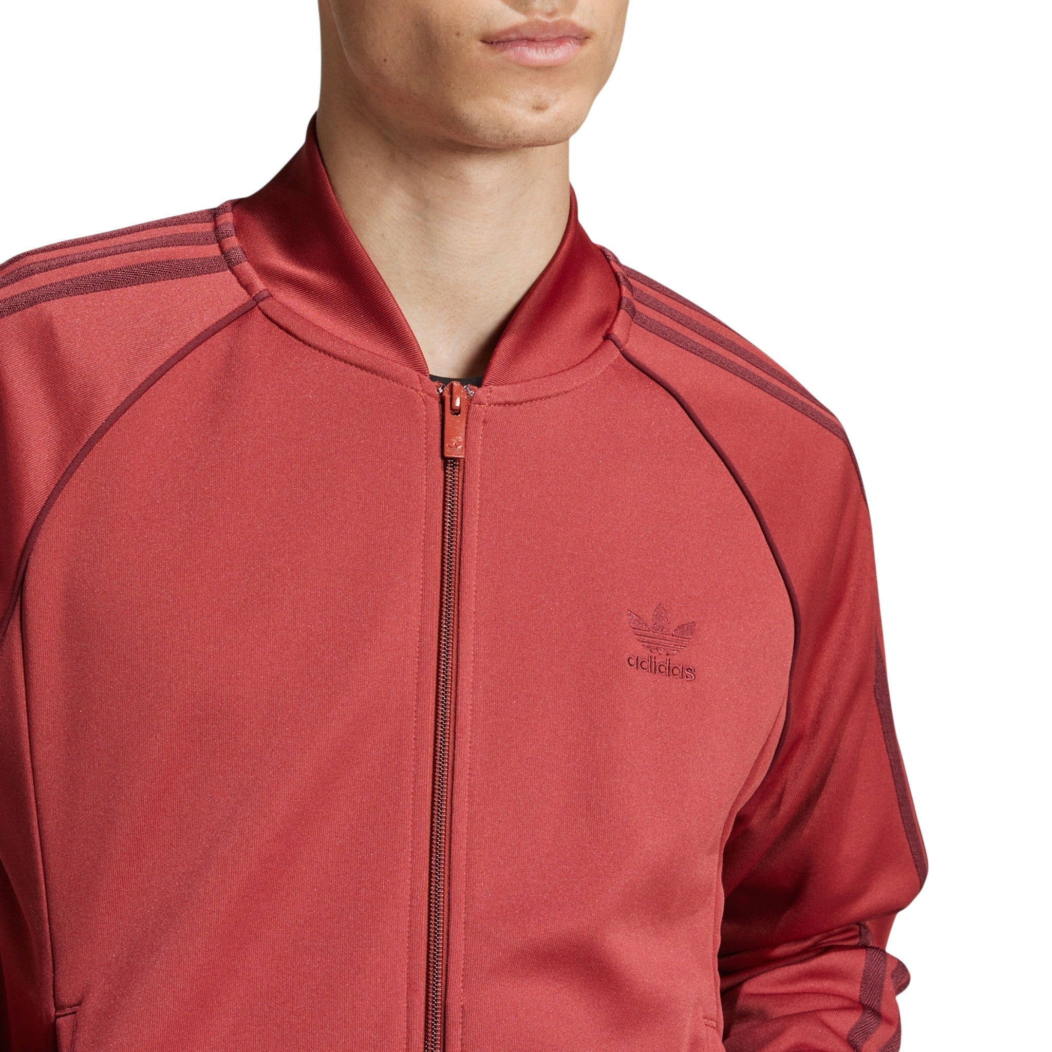 adidas Originals Men's Adicolor Classics SST Superstar Track Top - Preloved Ruby