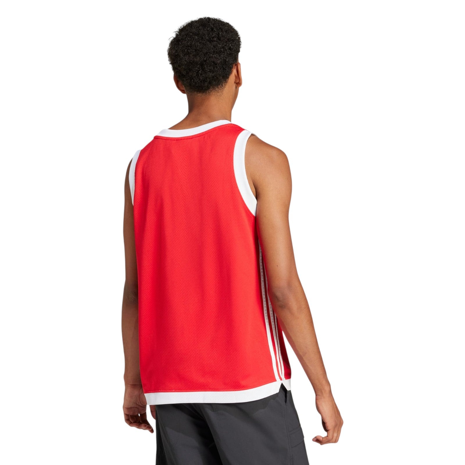 adidas Originals Men's Adicolor Mock Eyelet Vest - Red
