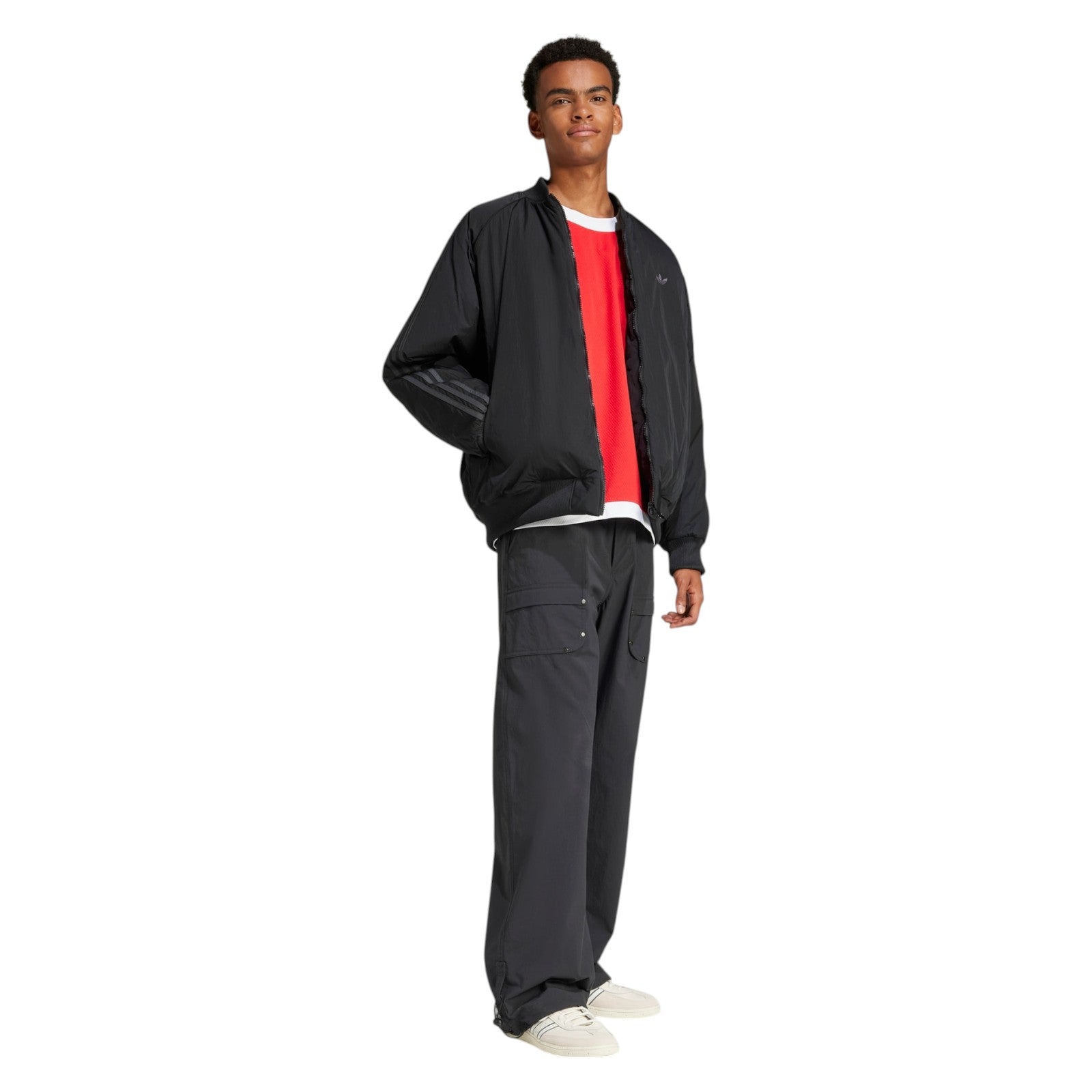 adidas Originals Men's Adicolor Mock Eyelet Vest - Red