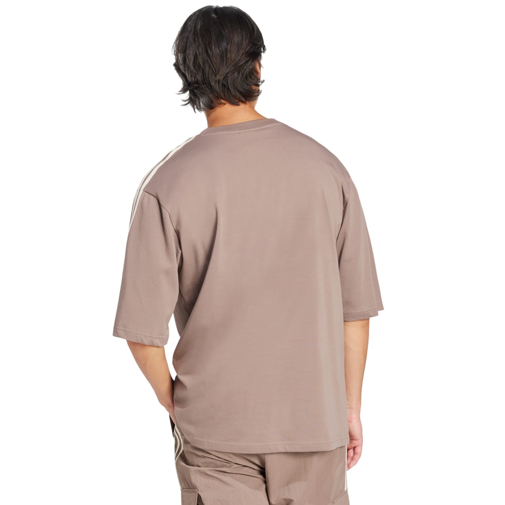adidas Originals Adicolor Oversized Crew Neck Tee - Trace Brown