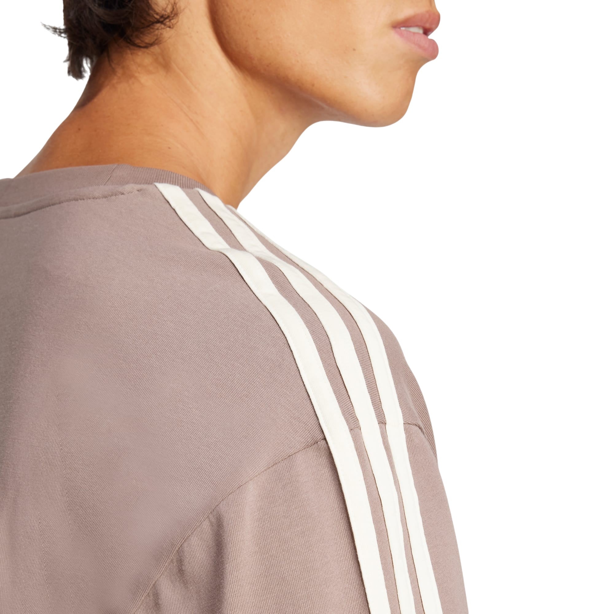 adidas Originals Adicolor Oversized Crew Neck Tee - Trace Brown