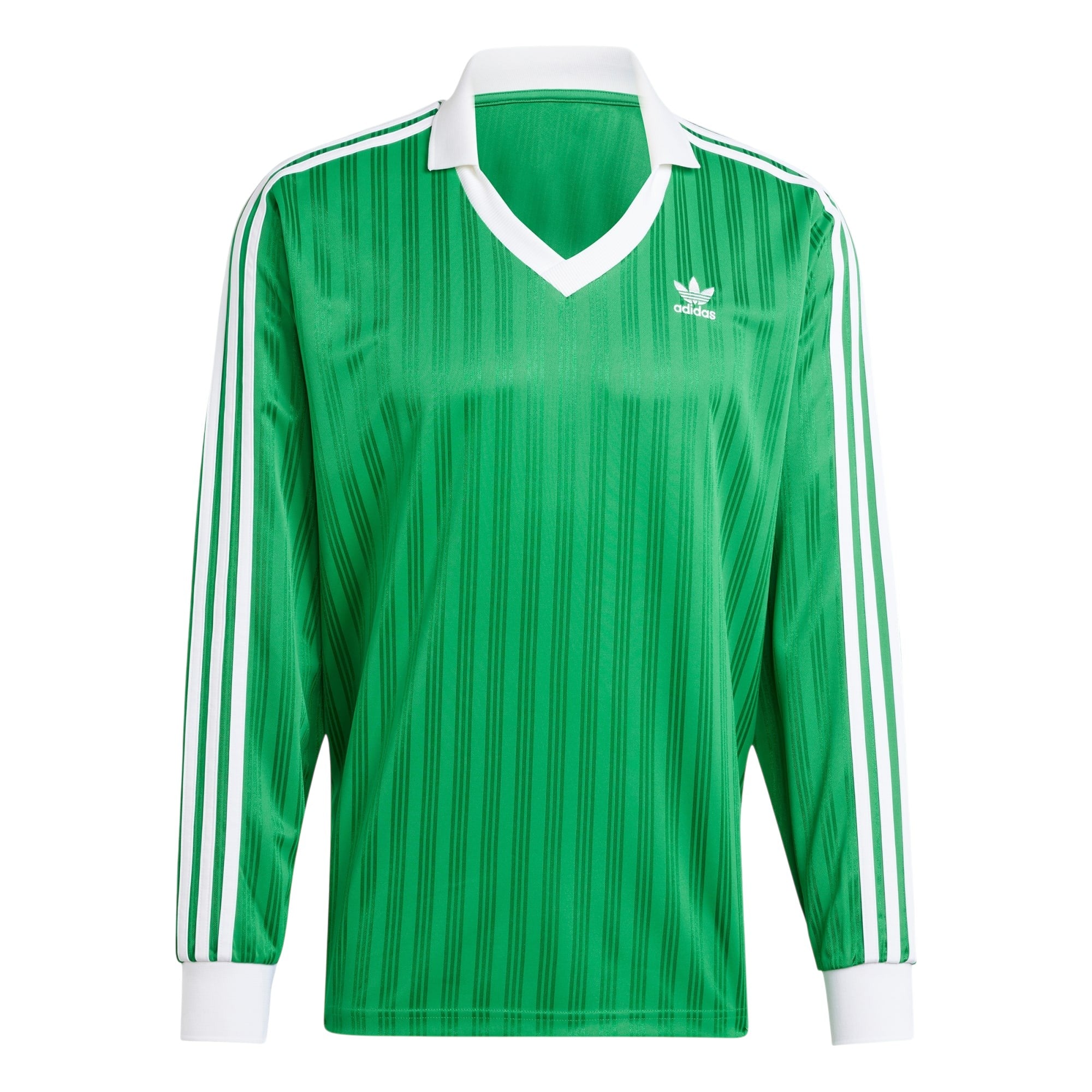 adidas Originals Men's Piqué Long-Sleeve T-Shirt - Green