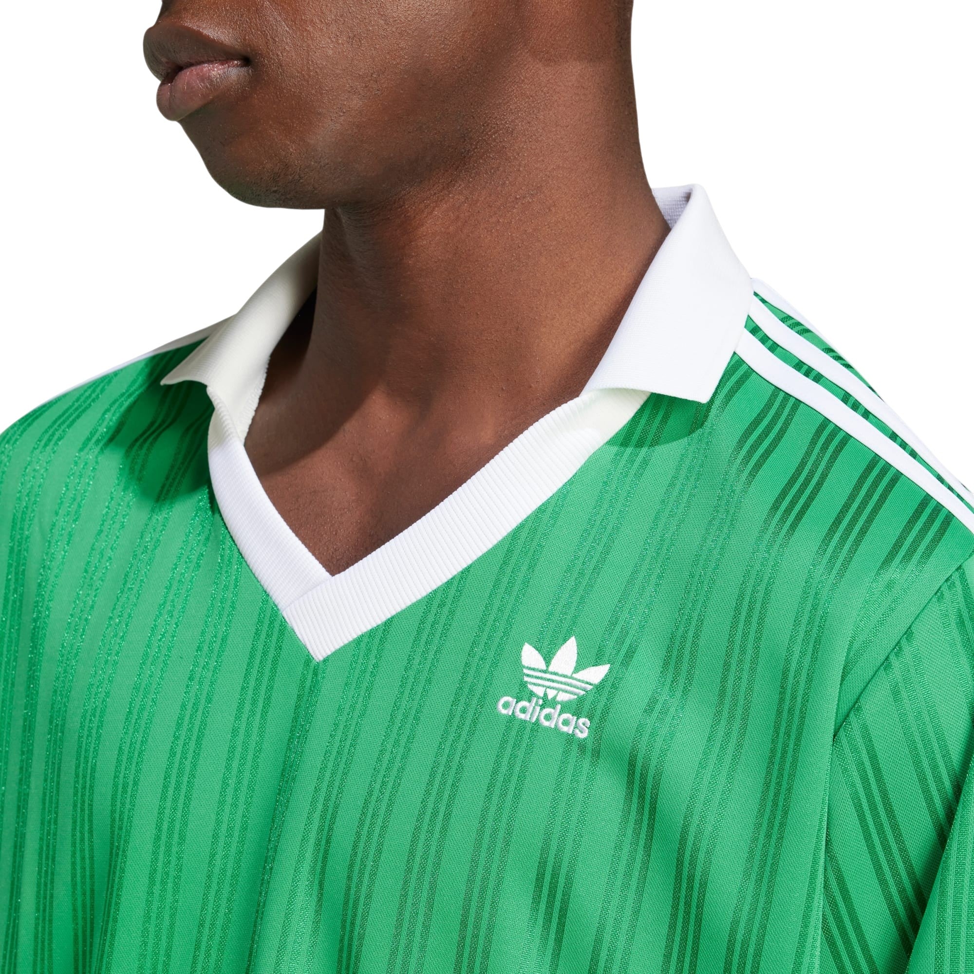 adidas Originals Men's Piqué Long-Sleeve T-Shirt - Green