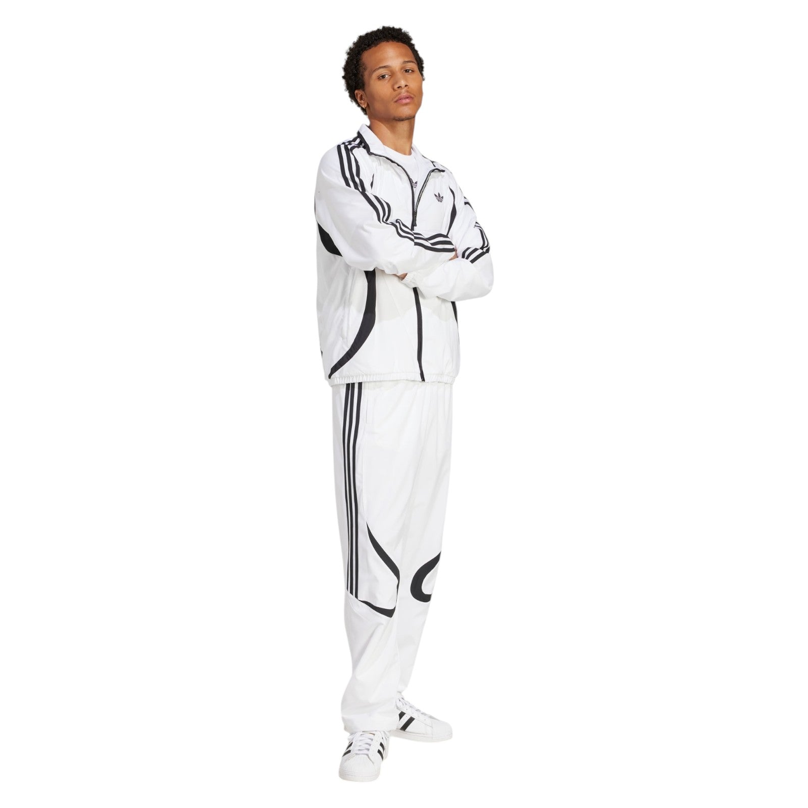 adidas Originals Men's Adicolor Teamgeist Track Top - White
