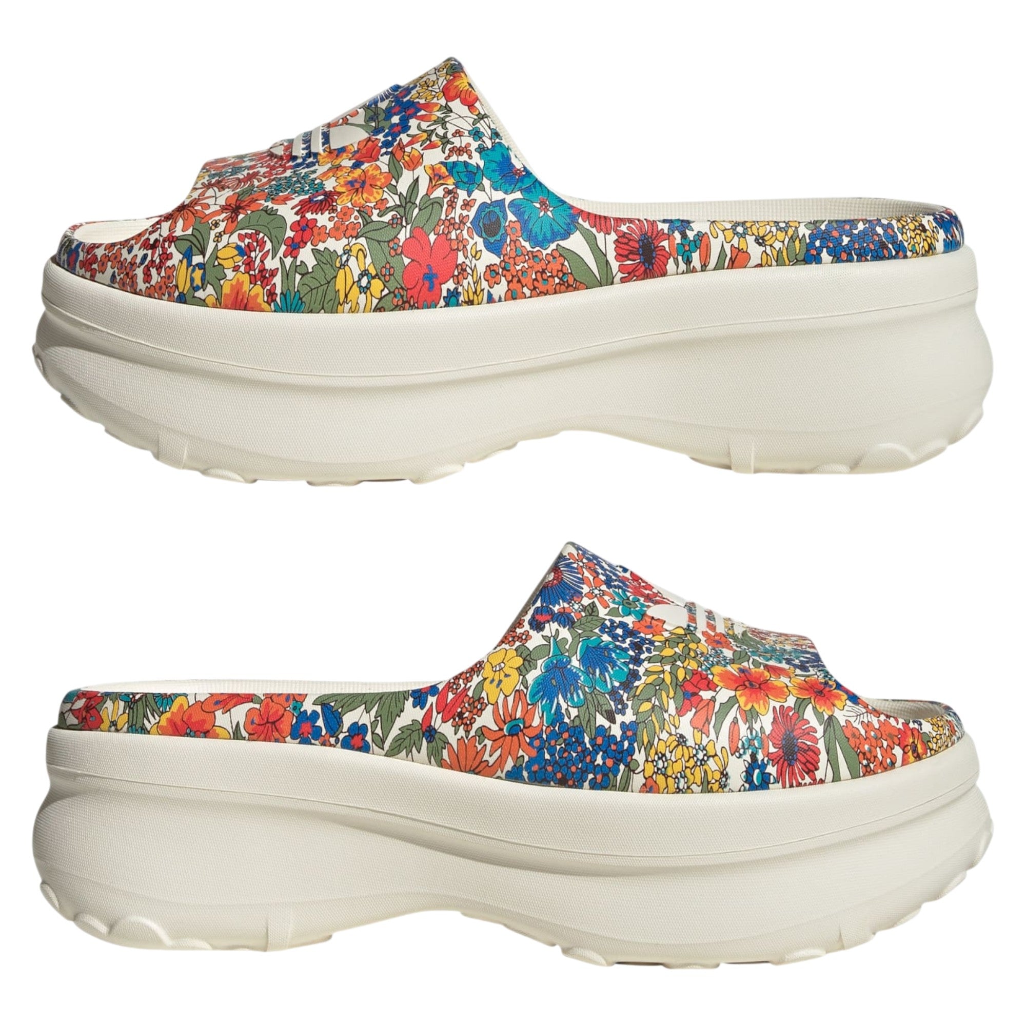 adidas Originals Women's Adifom Stan x Liberty London Slides - White