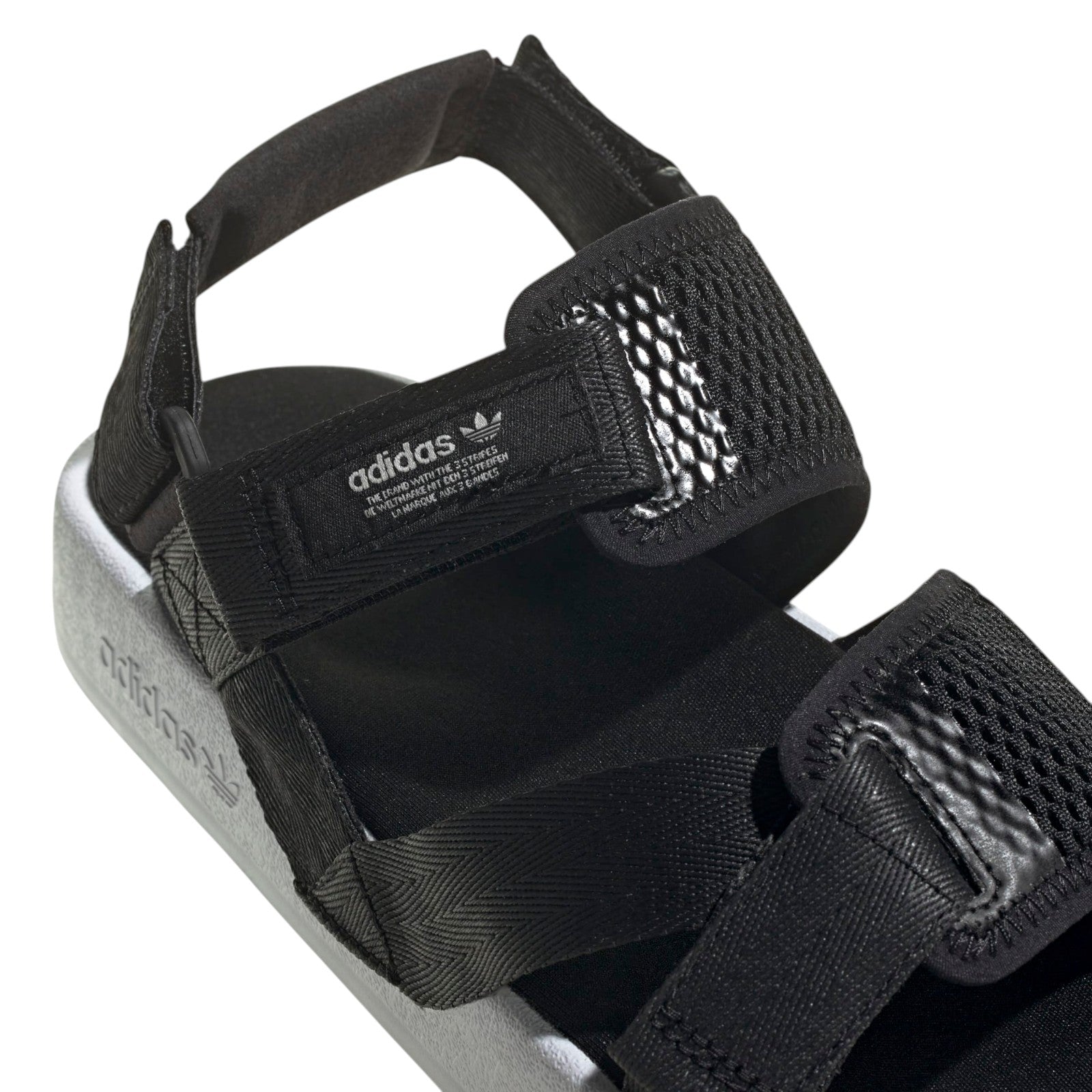 adidas Originals Women's Adilette Adventure Sandals - Core Black / Cloud White / Off White