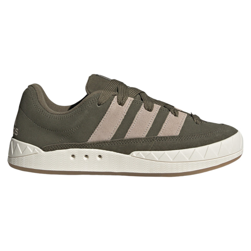 adidas Adimatic Lowtop Skate Shoe - Olive Strata / Wonder Beige / Off White