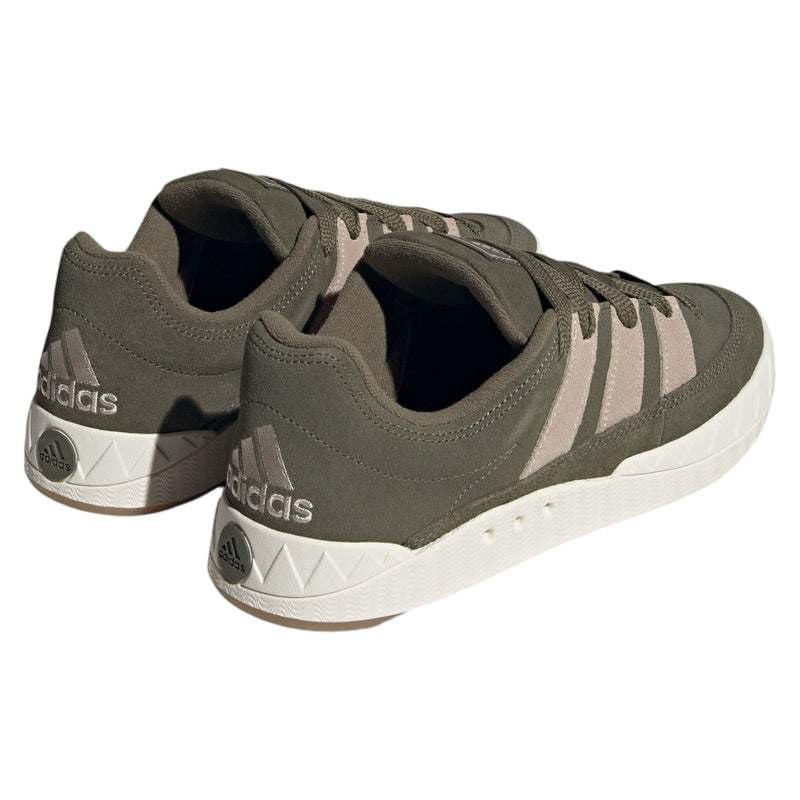 adidas Adimatic Lowtop Skate Shoe - Olive Strata / Wonder Beige / Off White