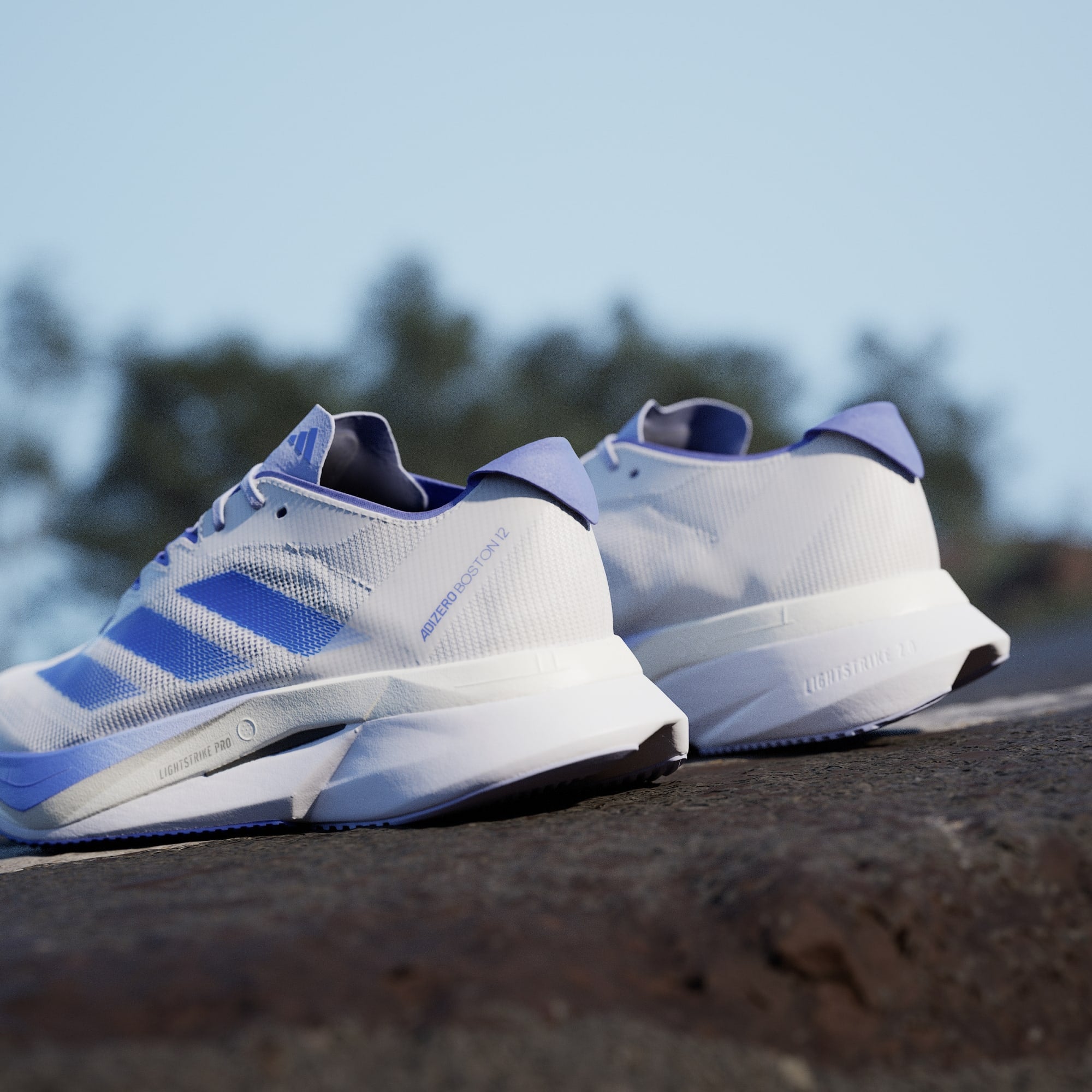 adidas Women's Adizero Boston 12 Running Shoes - Ftwr White
