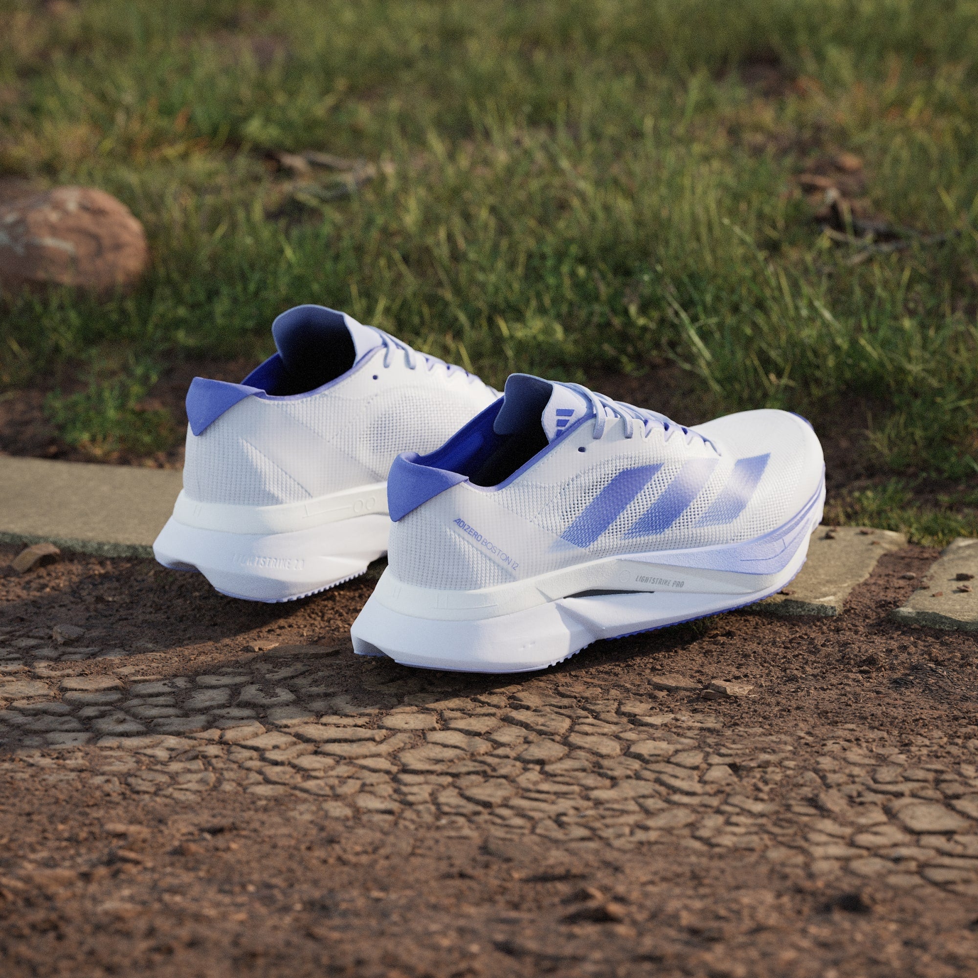 adidas Women's Adizero Boston 12 Running Shoes - Ftwr White
