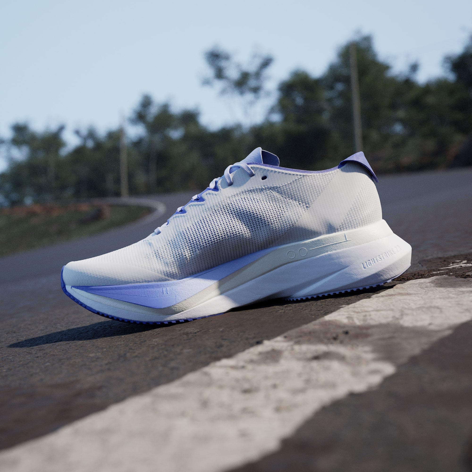 adidas Women's Adizero Boston 12 Running Shoes - Ftwr White