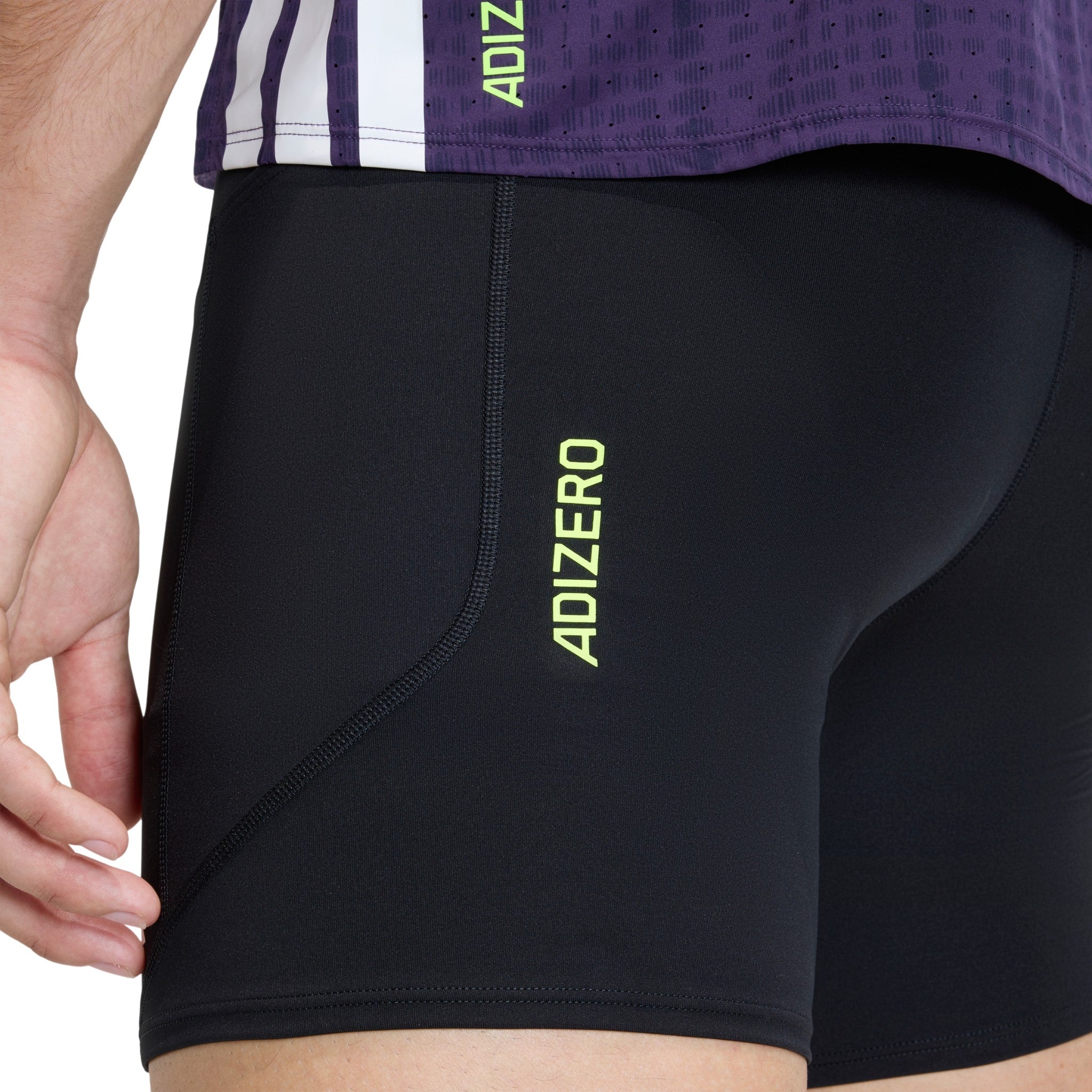 adidas Adizero Running Short Pocket 7" Tights - Black