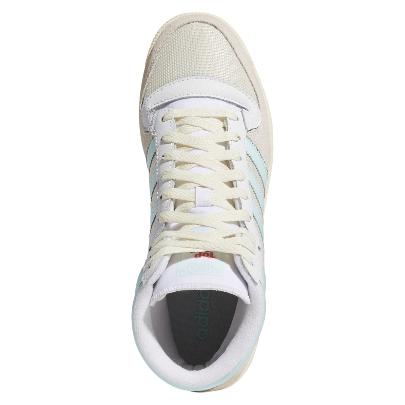 adidas Originals Unisec Top Ten RB Shoes - Cream White / Almost Blue - ViaductClothing -  -  