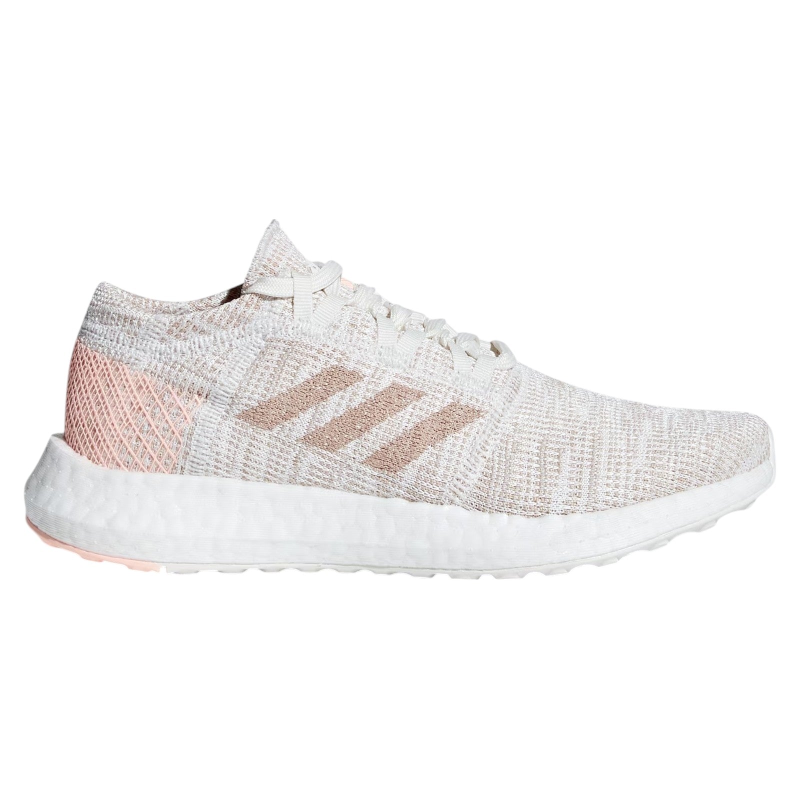adidas Junior Pureboost Go Running Shoes - White Ash Pearl