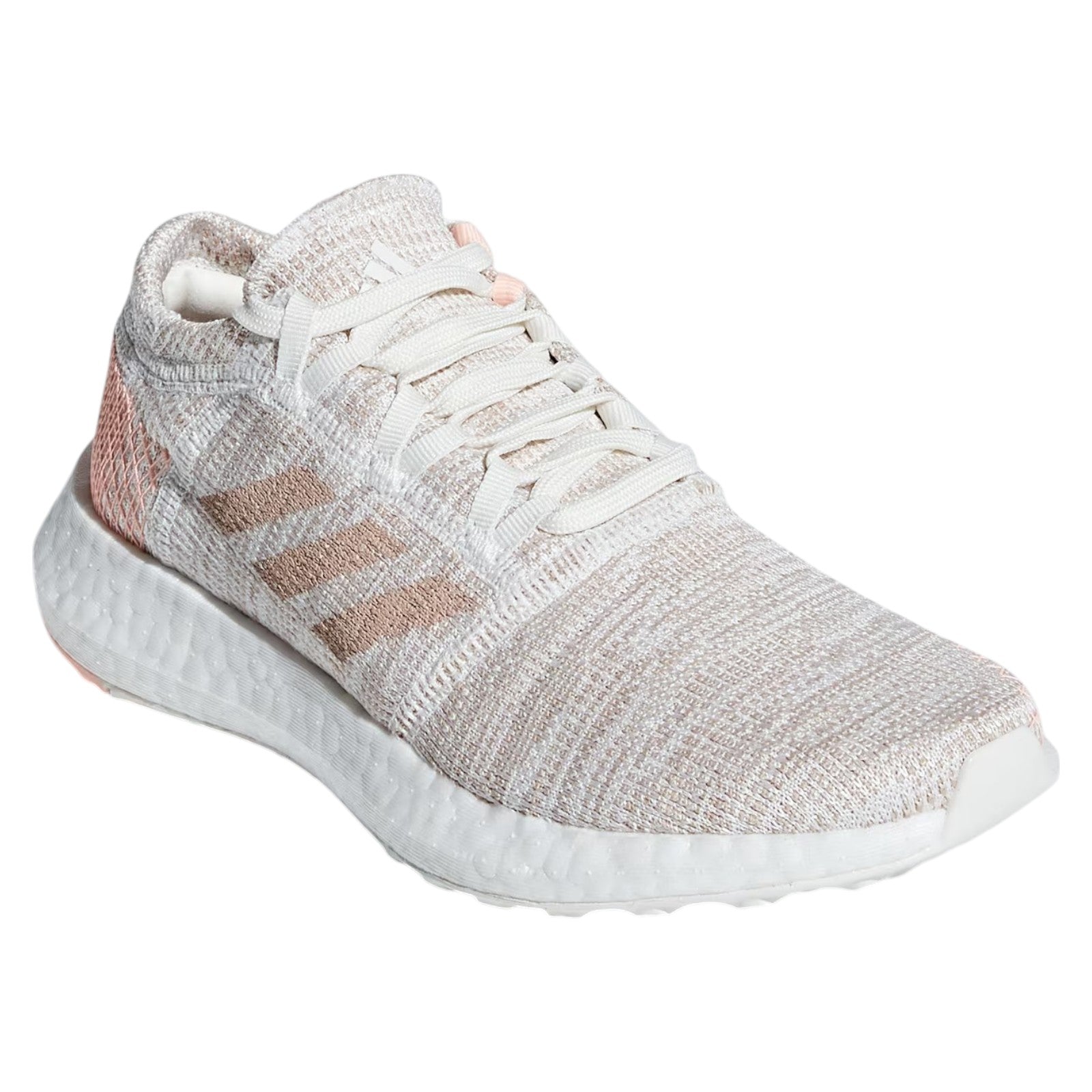 adidas Junior Pureboost Go Running Shoes - White Ash Pearl