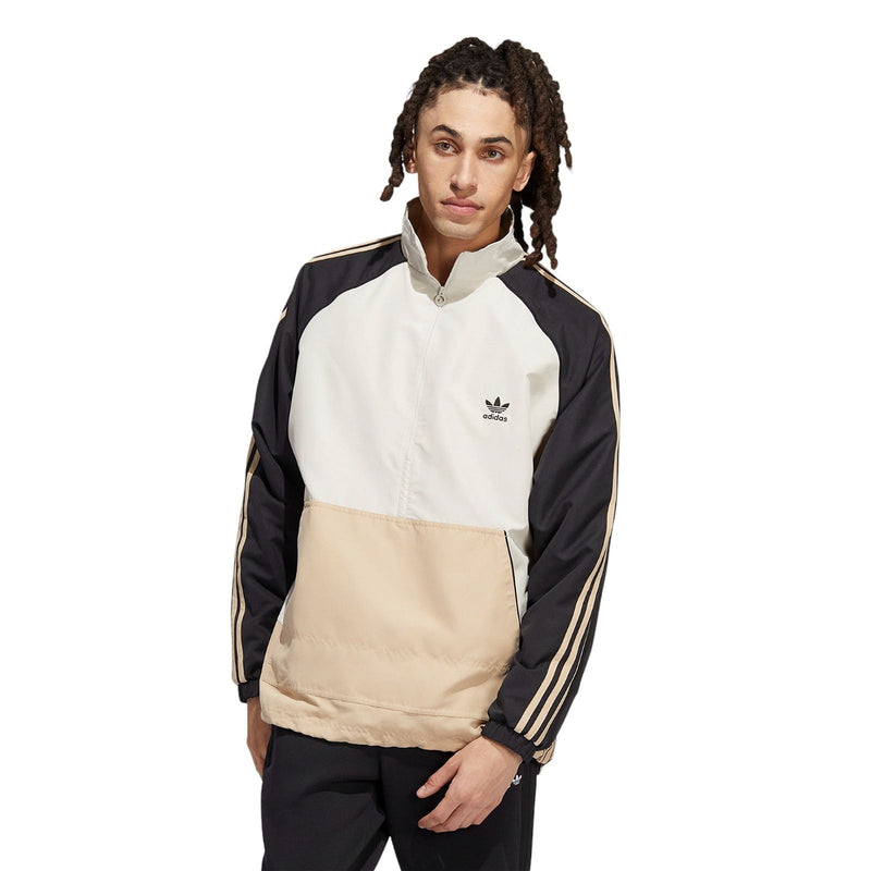 adidas Originals Woven SST Anorak - Black / Beige - ViaductClothing -  -  