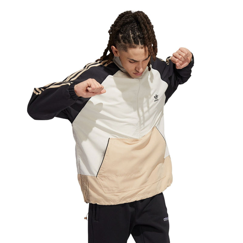 adidas Originals Woven SST Anorak - Black / Beige - ViaductClothing -  -  