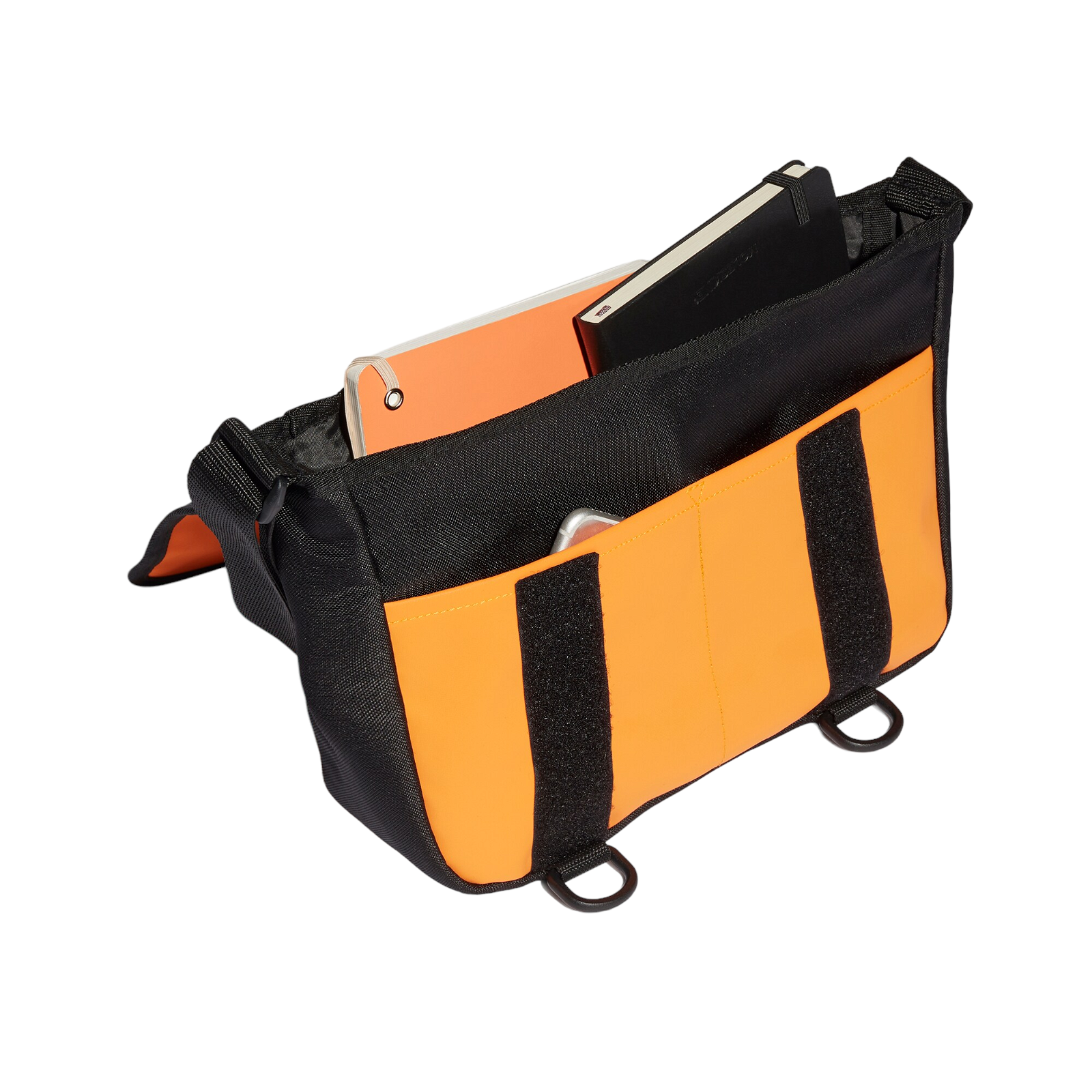 adidas Originals Adicolor Archive Messenger Bag Small - Orange Rush / Black - ViaductClothing -  -  