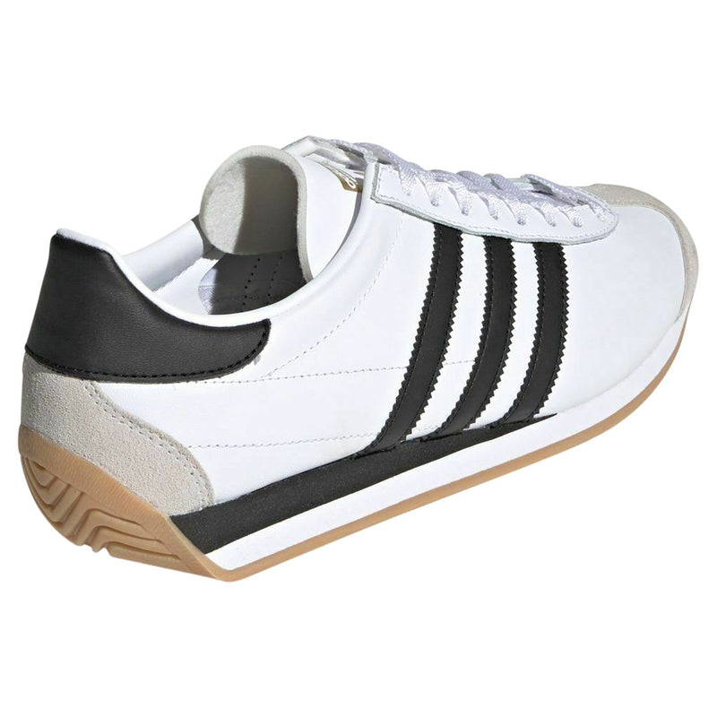 adidas Originals Country OG Shoes - White/Black - ViaductClothing -  -  