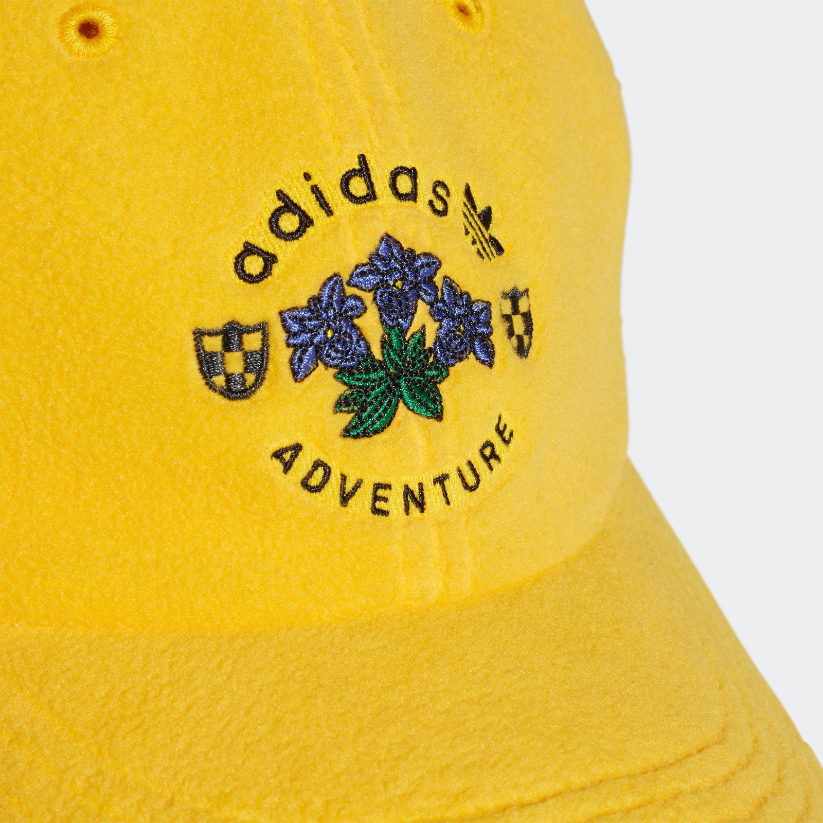 adidas Originals Fleece Adventure Vintage Cap - Bold Gold / Black - ViaductClothing -  -  