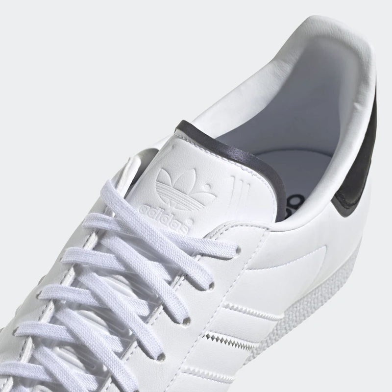 adidas Originals Gazelle Shoes - White/Black - ViaductClothing -  -  