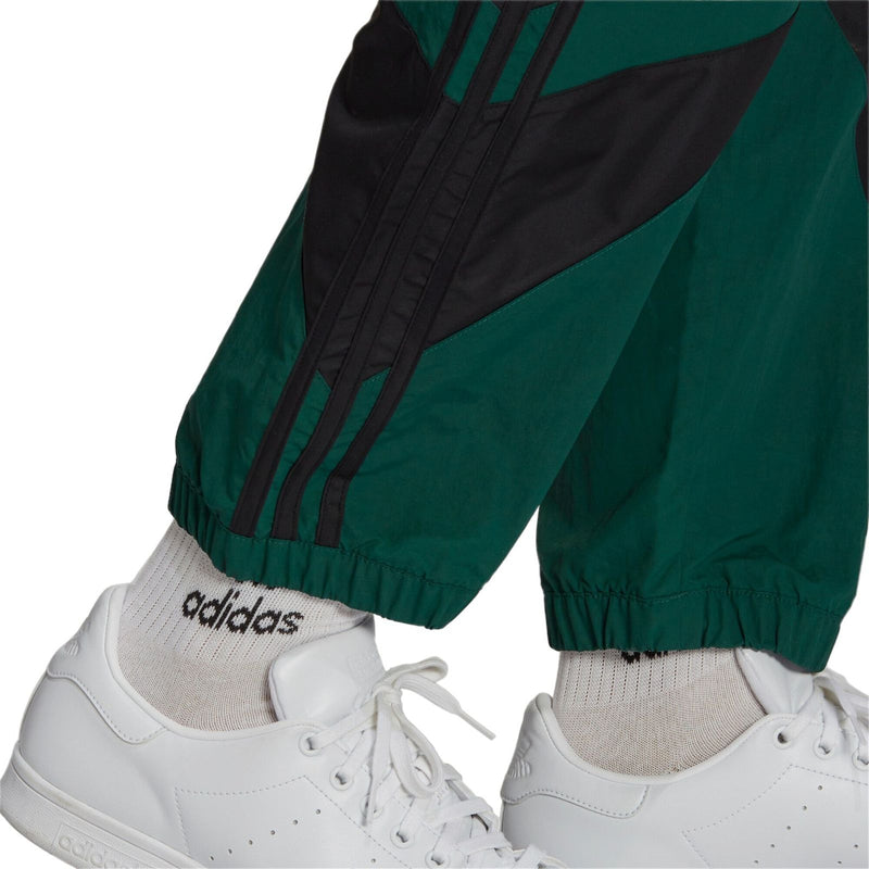 adidas Originals SPRT Shark Woven Track Pants - Collegiate Green / Black - ViaductClothing -  -  