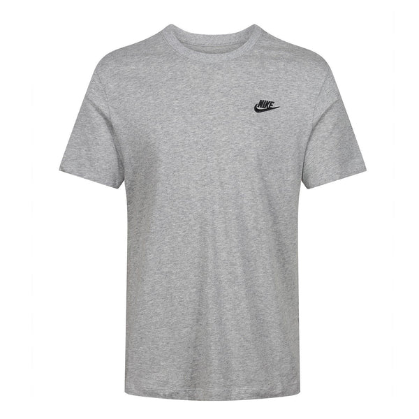 Nike Sportswear Club Tee - Dark Grey Heather/Black - ViaductClothing -  -  