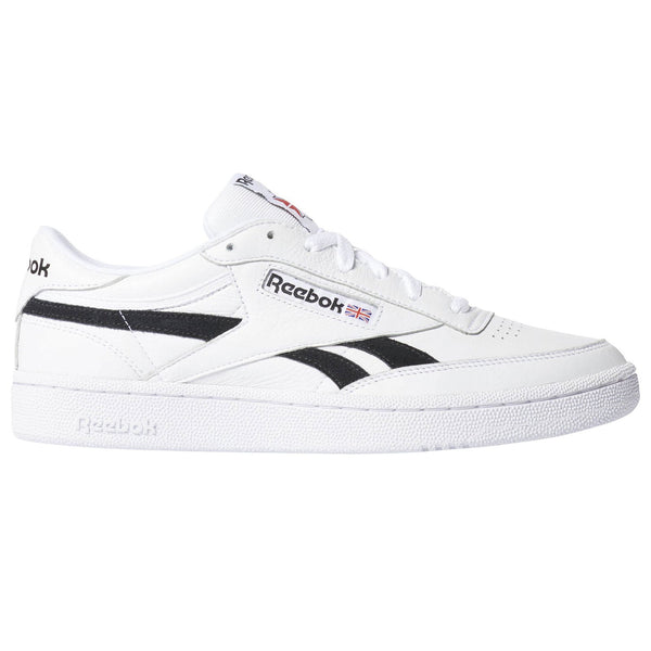 Reebok Club C Revenge Plus Trainers - White/Black - ViaductClothing -  -  