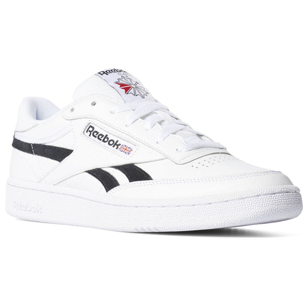 Reebok Club C Revenge Plus Trainers - White/Black - ViaductClothing -  -  