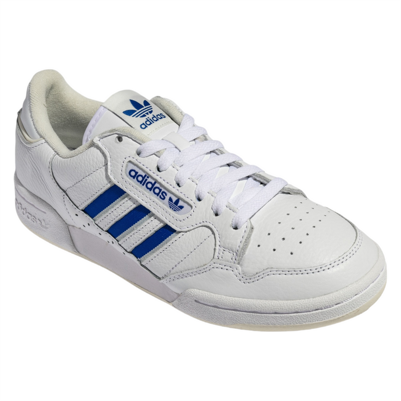 adidas Originals Continental 80 Trainers - White / Blue - ViaductClothing -  -  