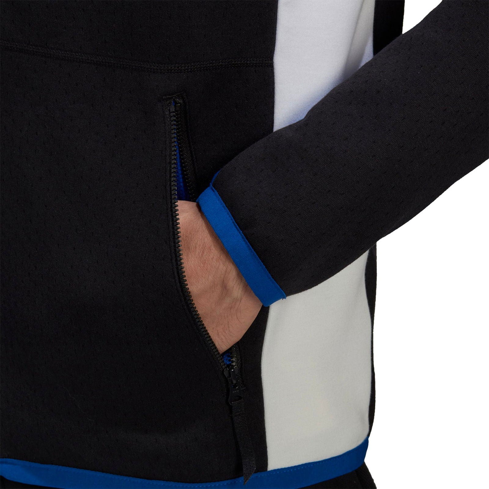 adidas ZNE Full-Zip Hoodie - Black/Blue - ViaductClothing -  -  