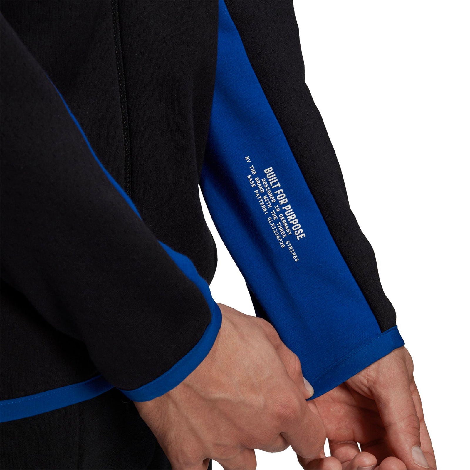 adidas ZNE Full-Zip Hoodie - Black/Blue - ViaductClothing -  -  