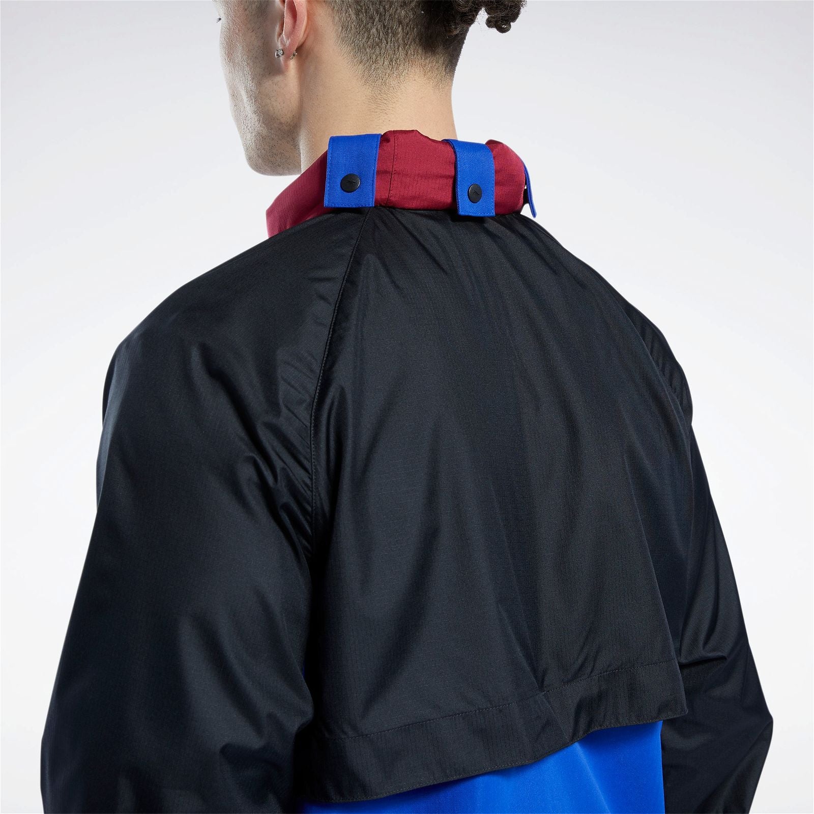 Reebok Classics Archive Parka Jacket - Black / Blue - ViaductClothing -  -  